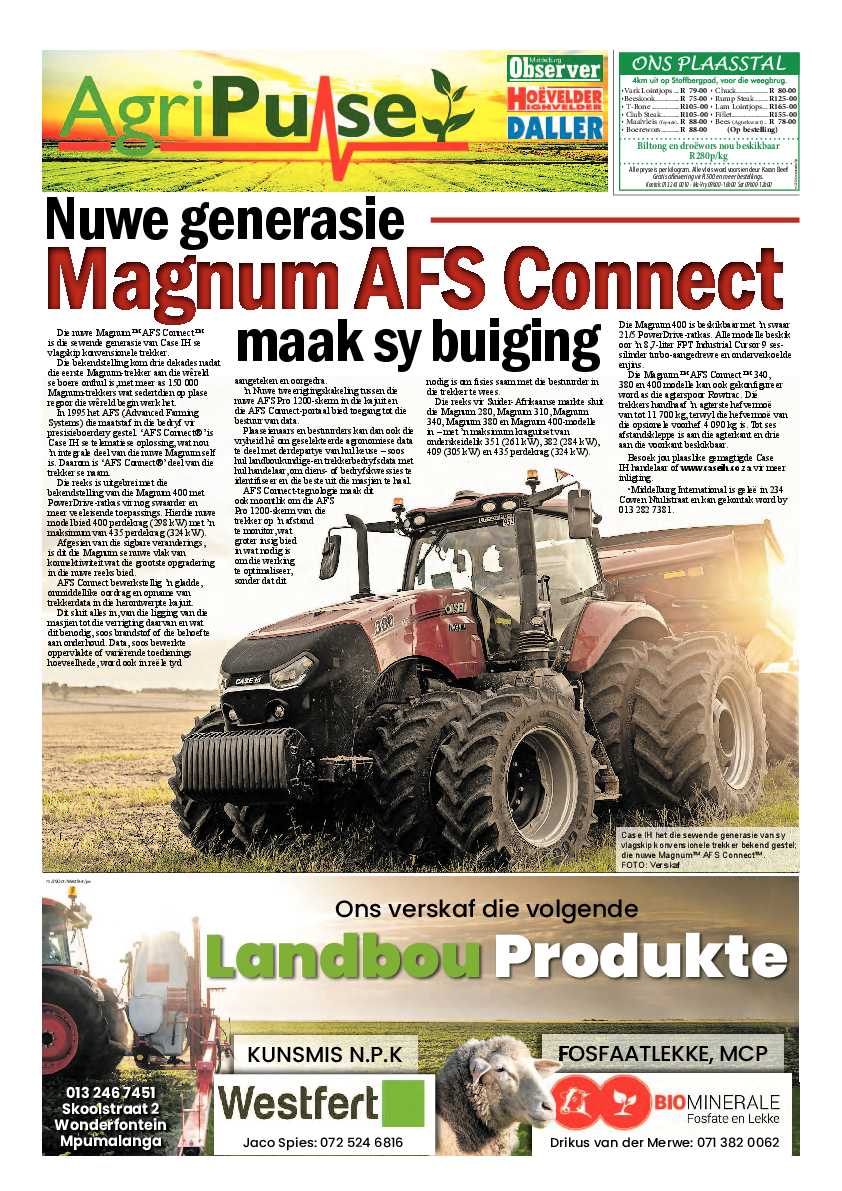 AgriPulse Supplement 29 October 2021 page 1