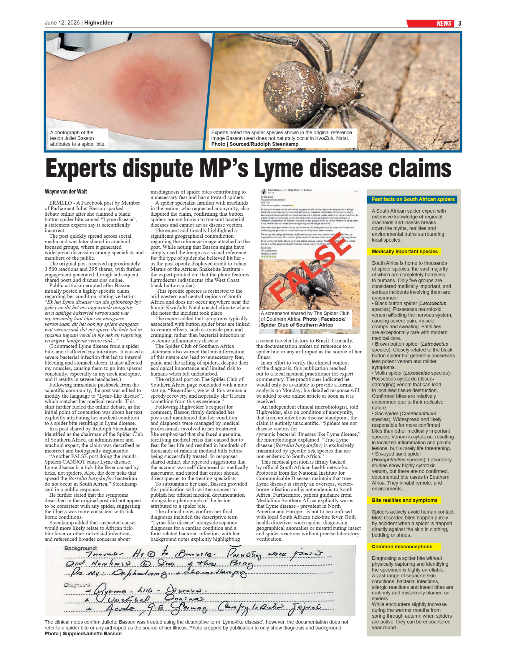 Highvelder Newspaper 12 June 2026 page 3