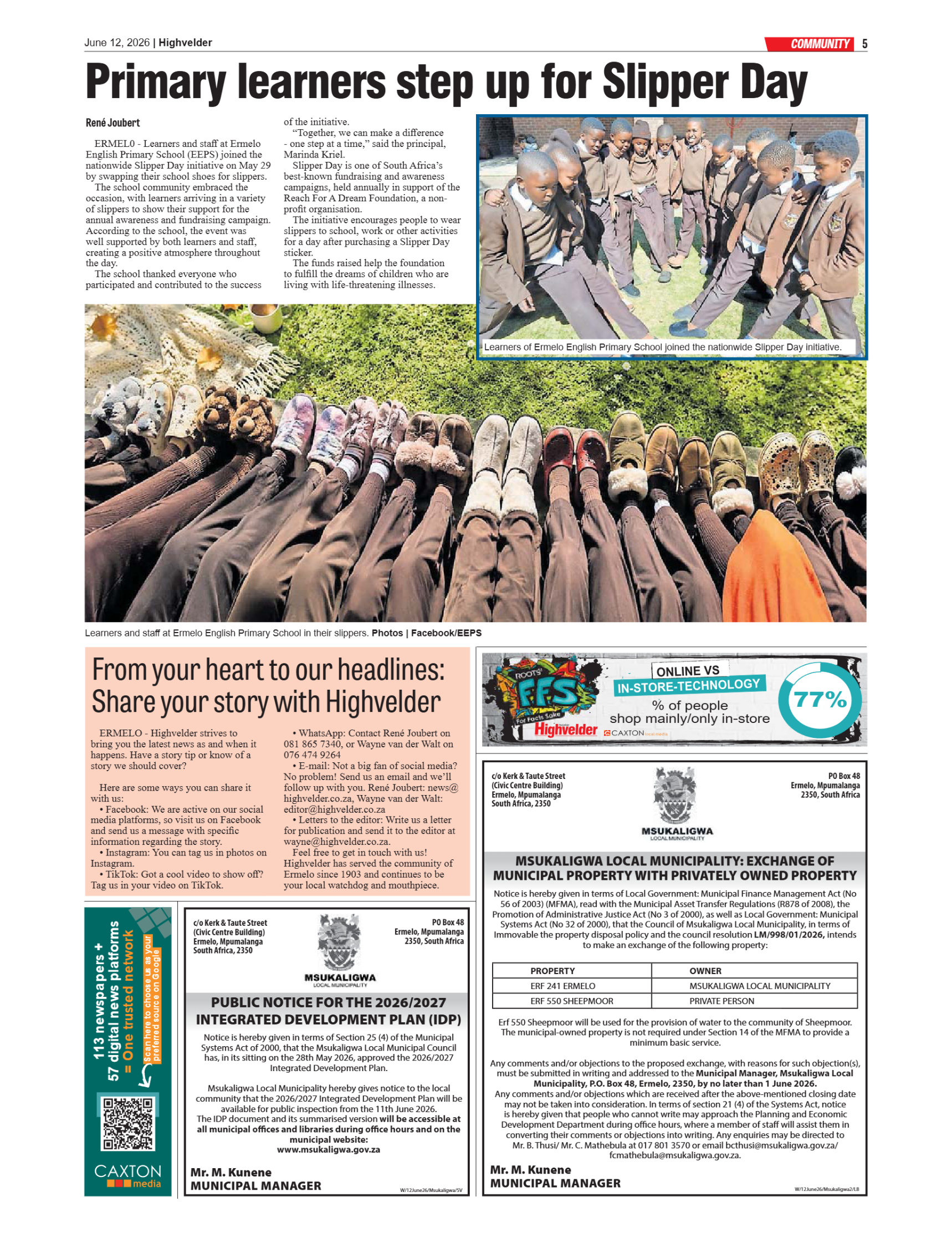 Highvelder Newspaper 12 June 2026 page 5