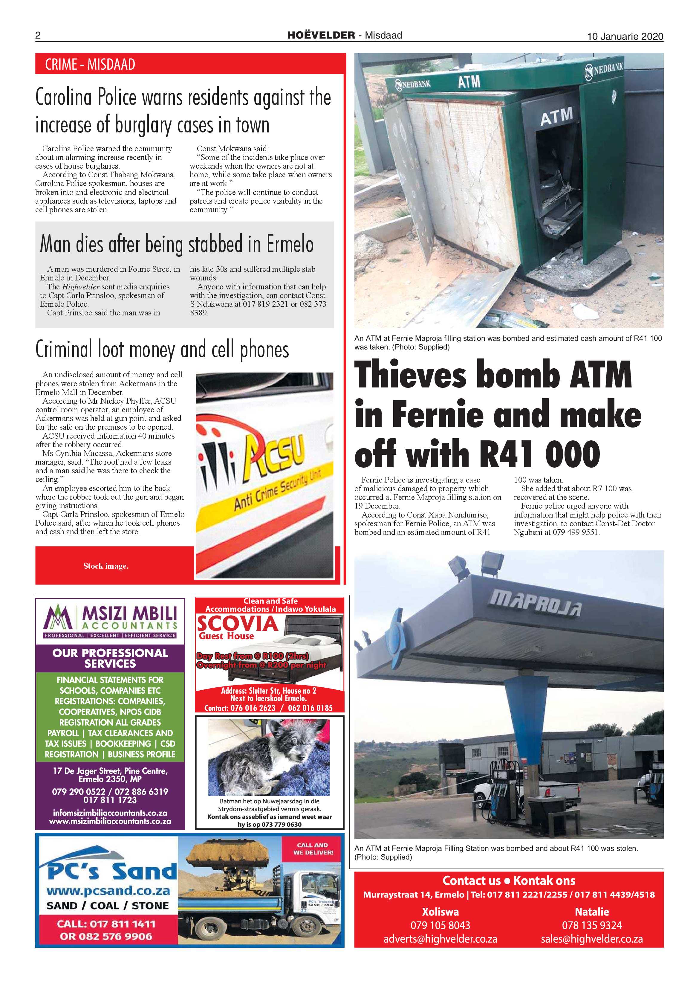 Highvelder 10 Januarie 2020 page 2