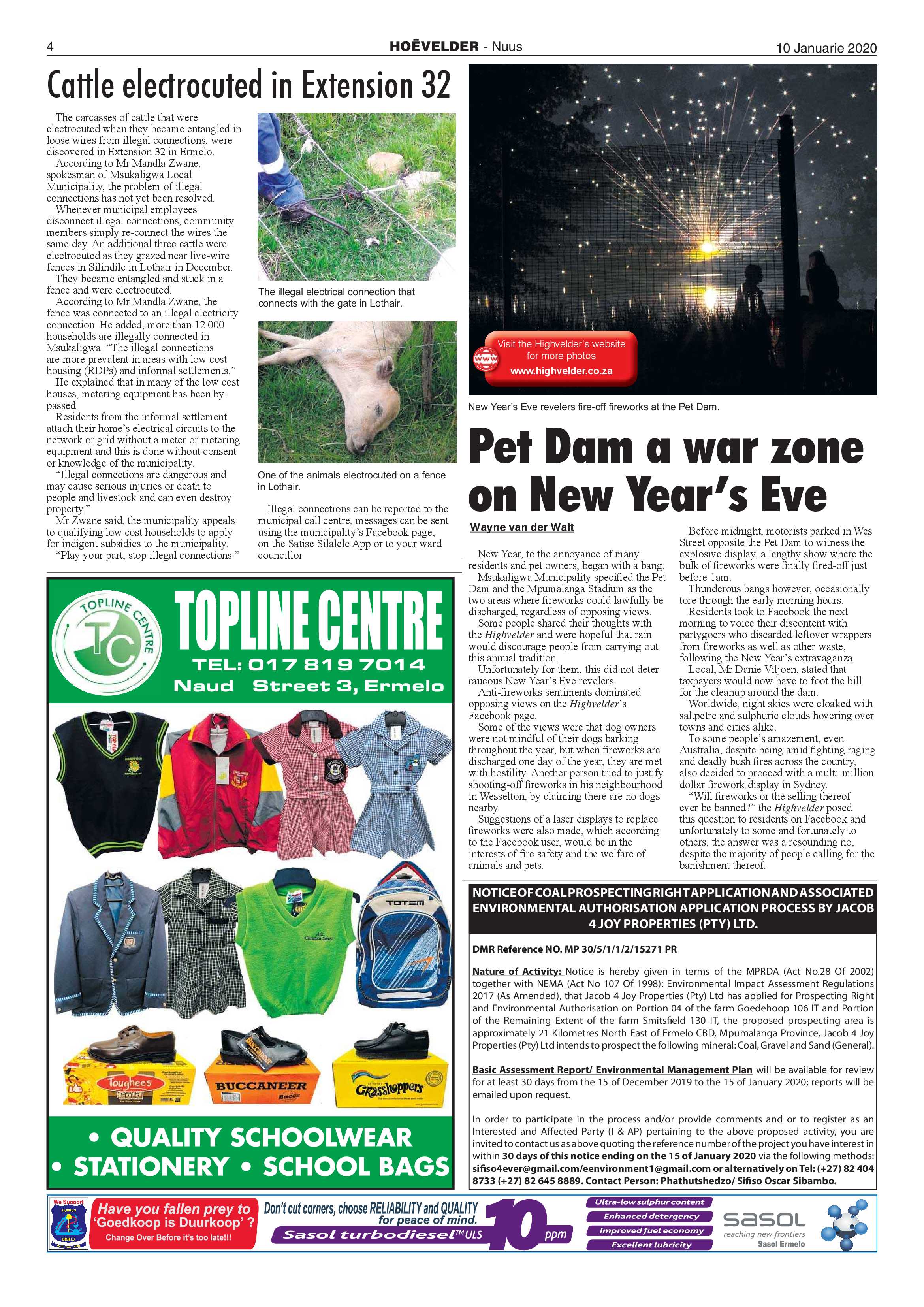 Highvelder 10 Januarie 2020 page 4