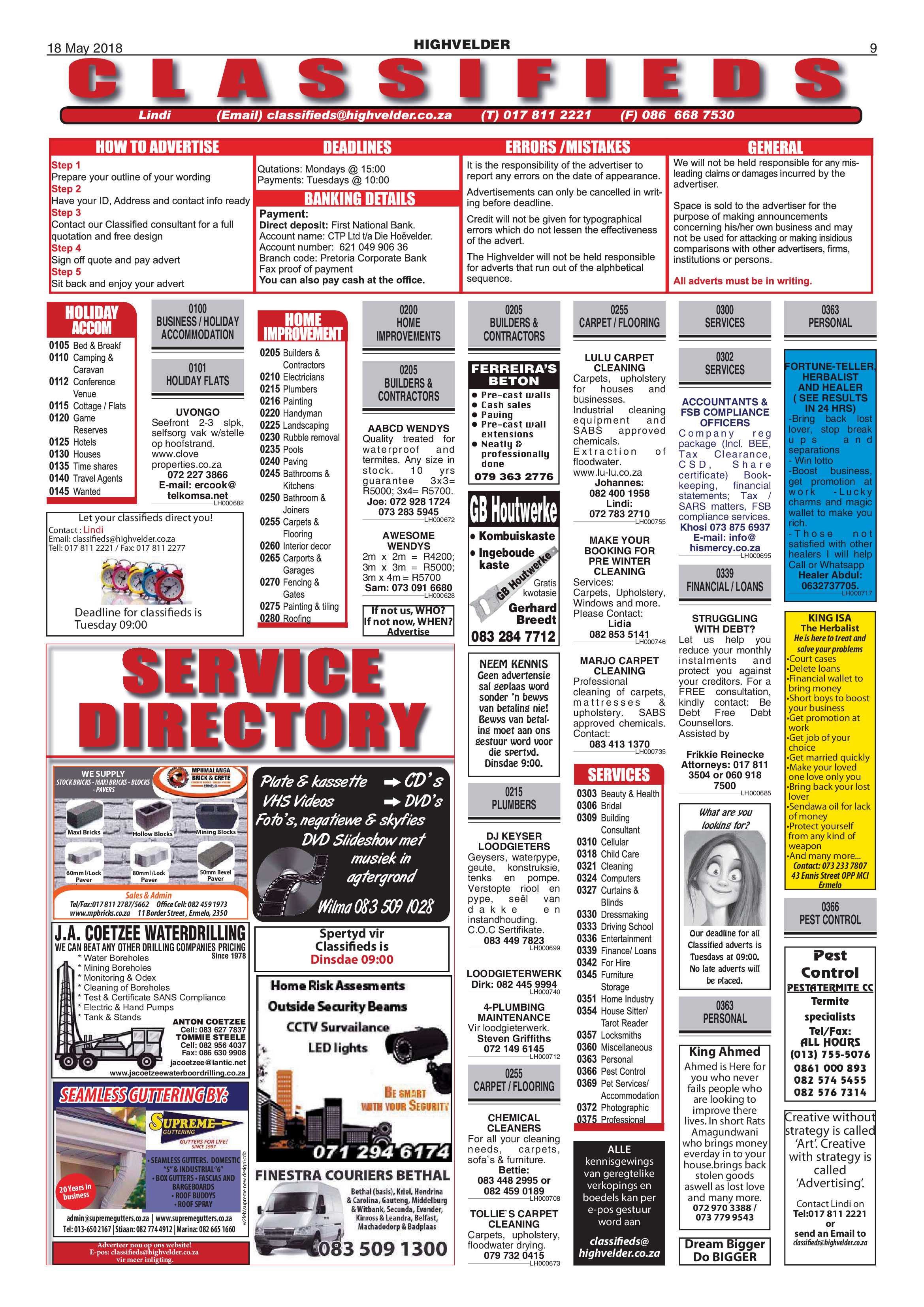 Highvelder 18 May 2018 page 9