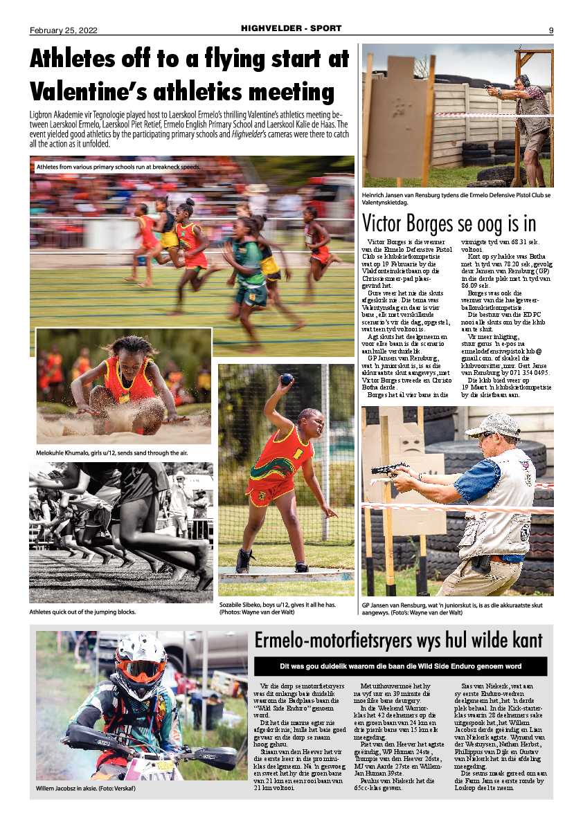 Highvelder Newspaper 25 February 2022 page 9