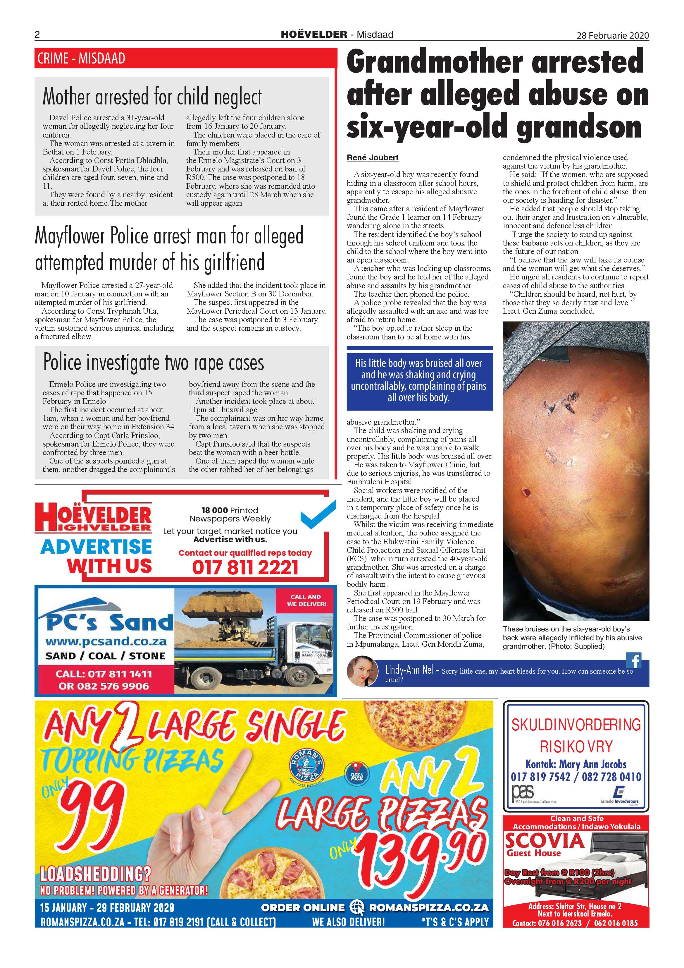 Highvelder 28 February 2020 page 2