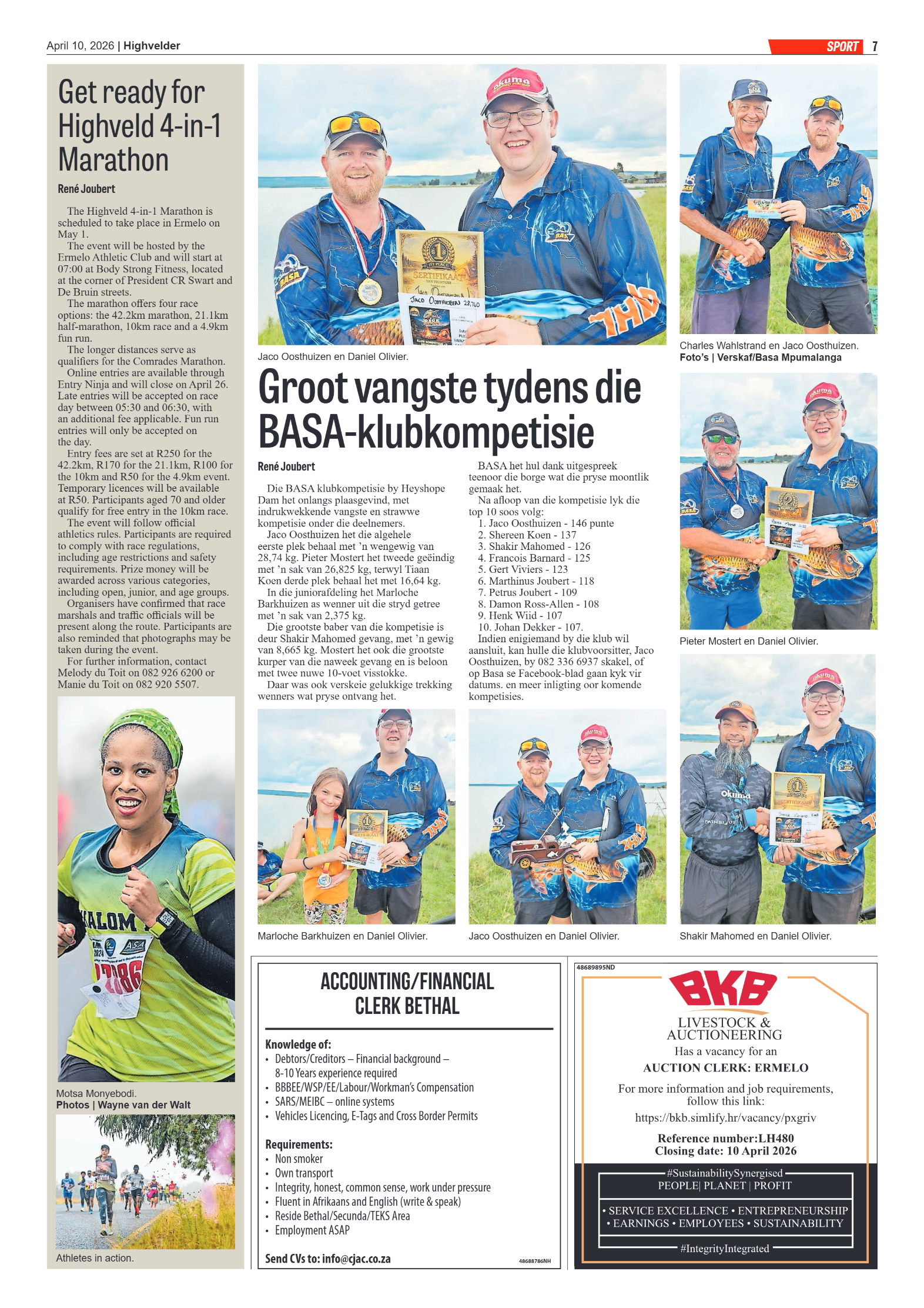 Highvelder Newspaper 10 April 2026 page 7