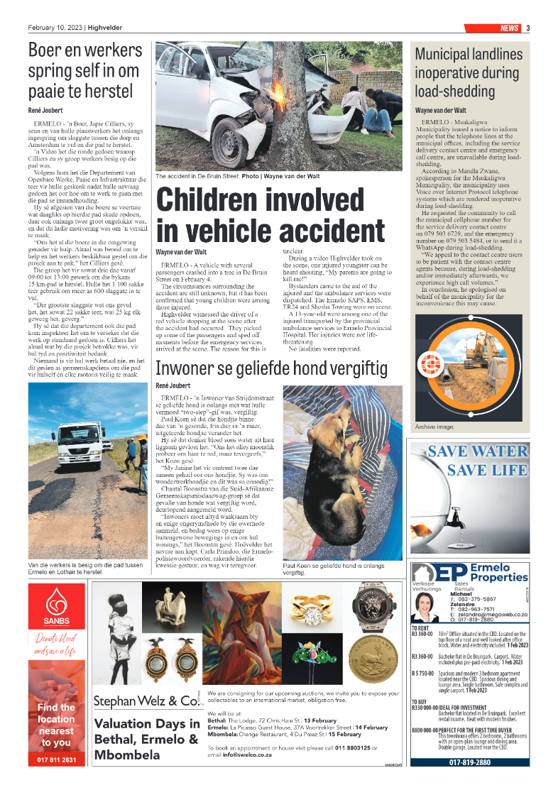 Highvelder Newspaper 10 February 2023 page 3