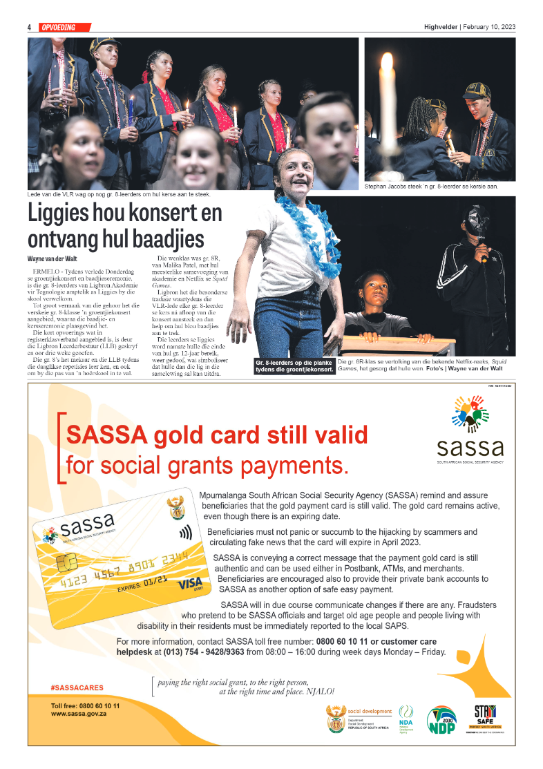 Highvelder Newspaper 10 February 2023 page 4