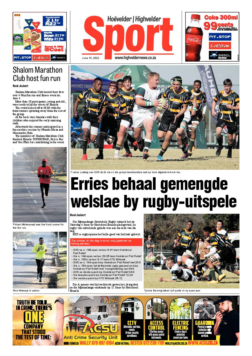 Highvelder Newspaper 10 June 2022 page 12