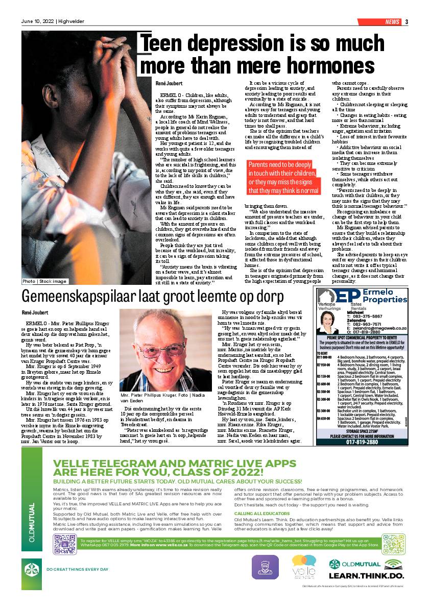 Highvelder Newspaper 10 June 2022 page 3
