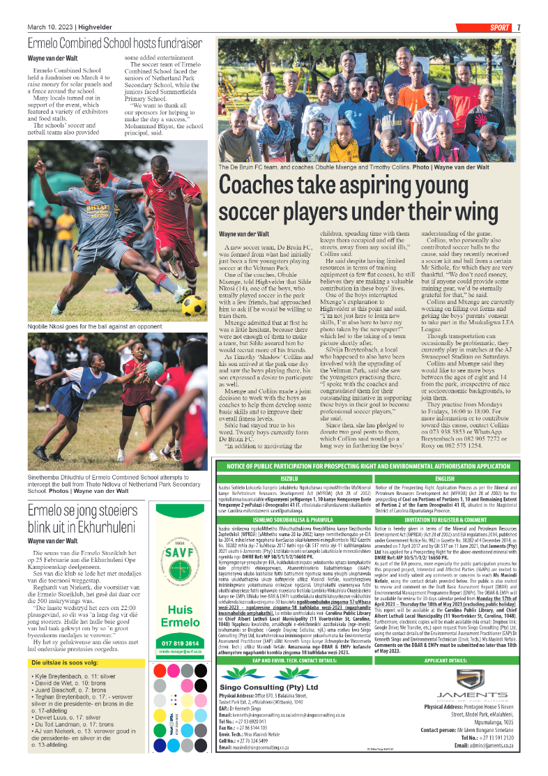 Highvelder Newspaper 10 March 2023 page 7