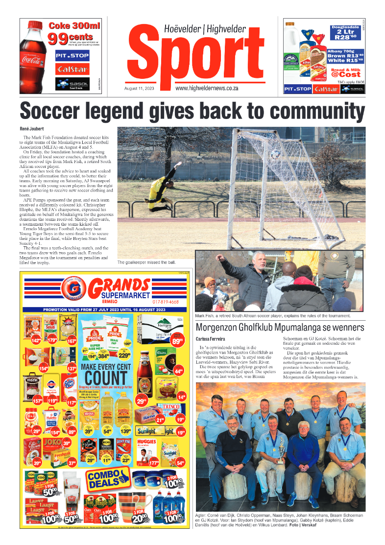 Highvelder Newspaper 11 August 2023 page 8