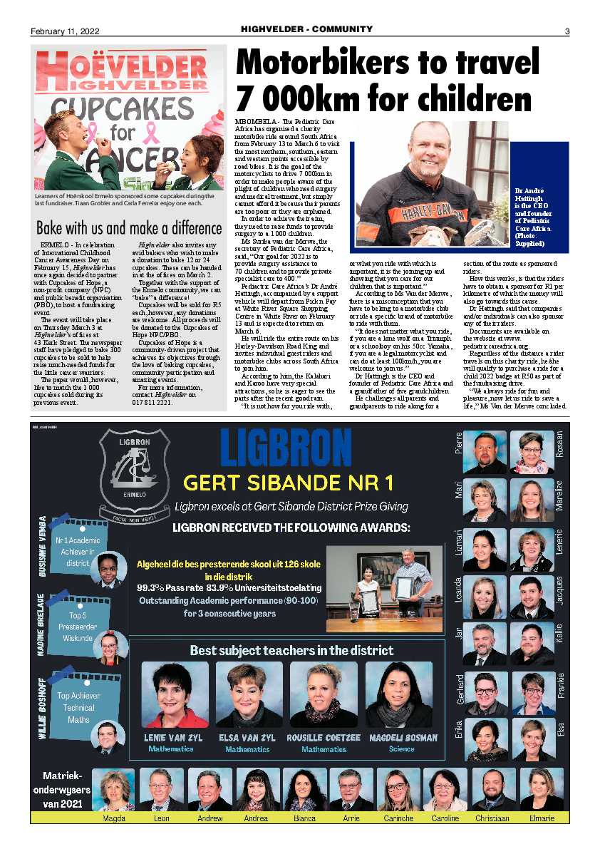 Highvelder Newspaper 11 February 2022 page 3