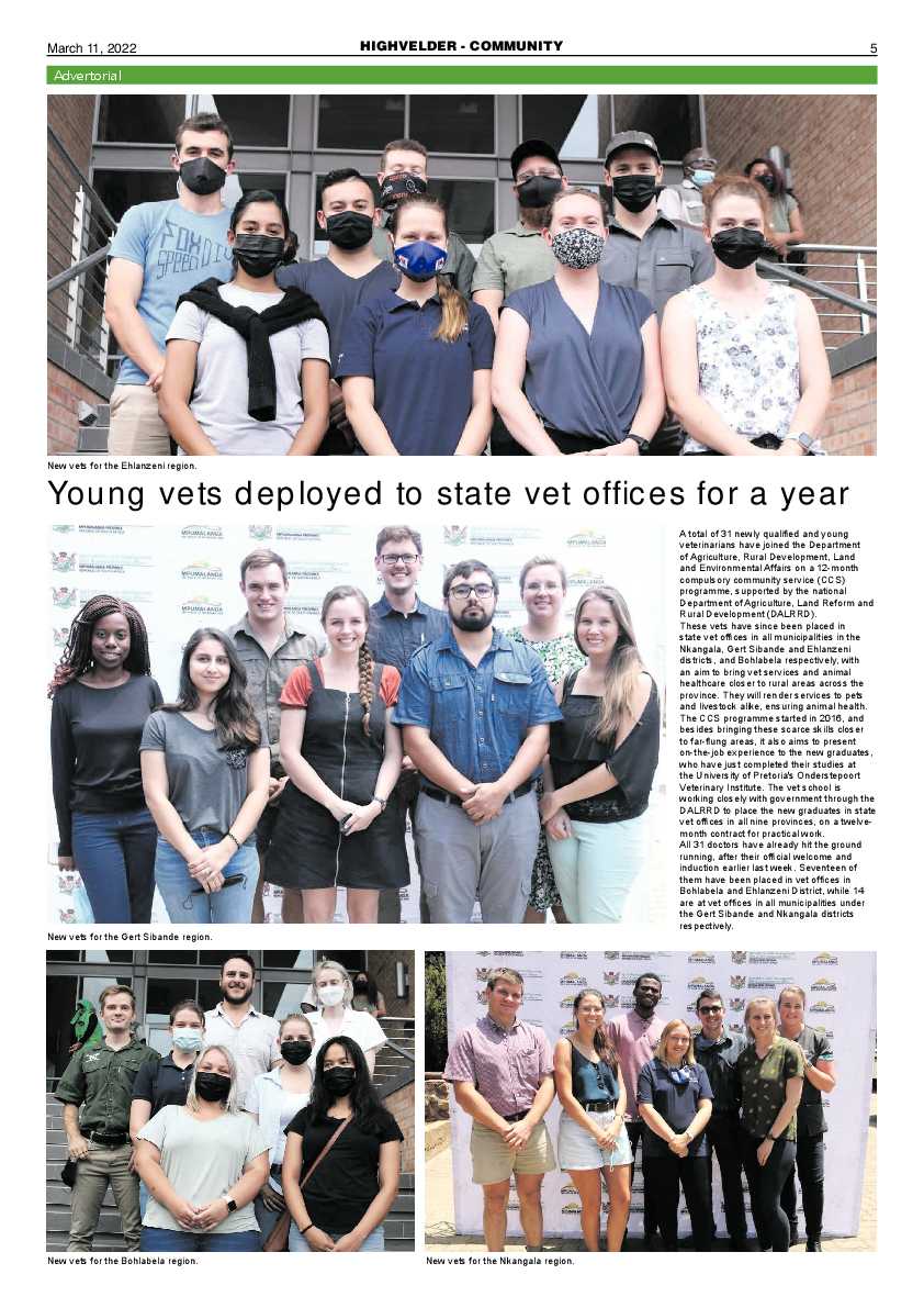 Highvelder Newspaper 11 March 2022 page 5