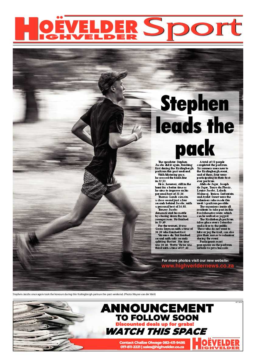 Highvelder Newspaper 11 March 2022 page 8