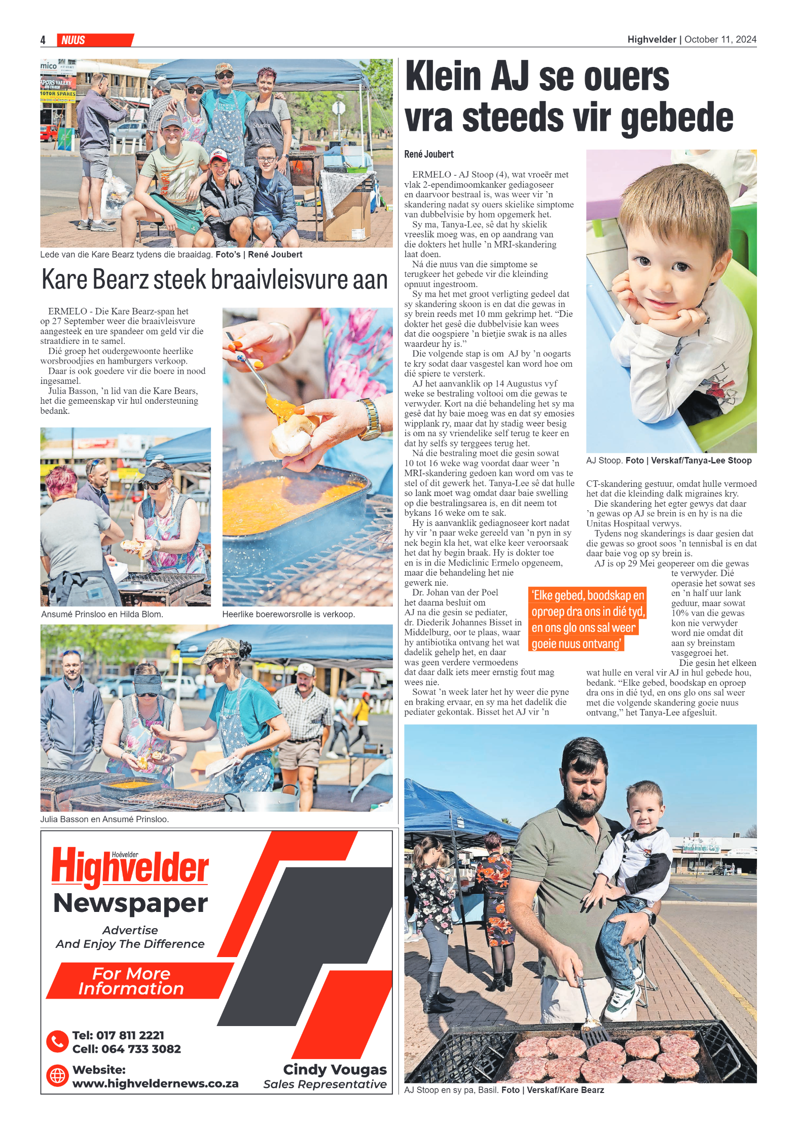 Highvelder Newspaper 11 October 2024 page 4