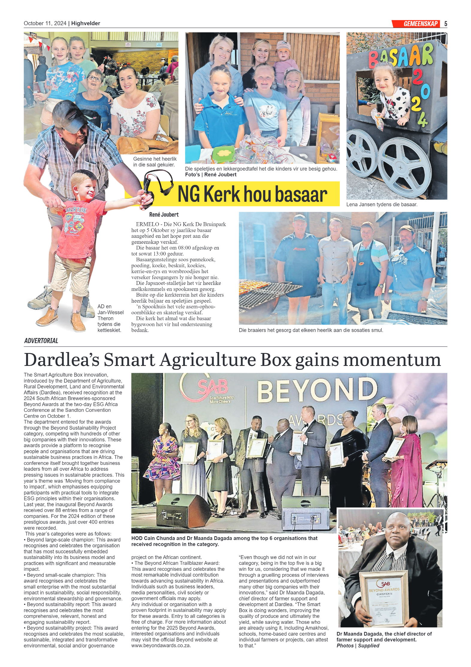 Highvelder Newspaper 11 October 2024 page 5
