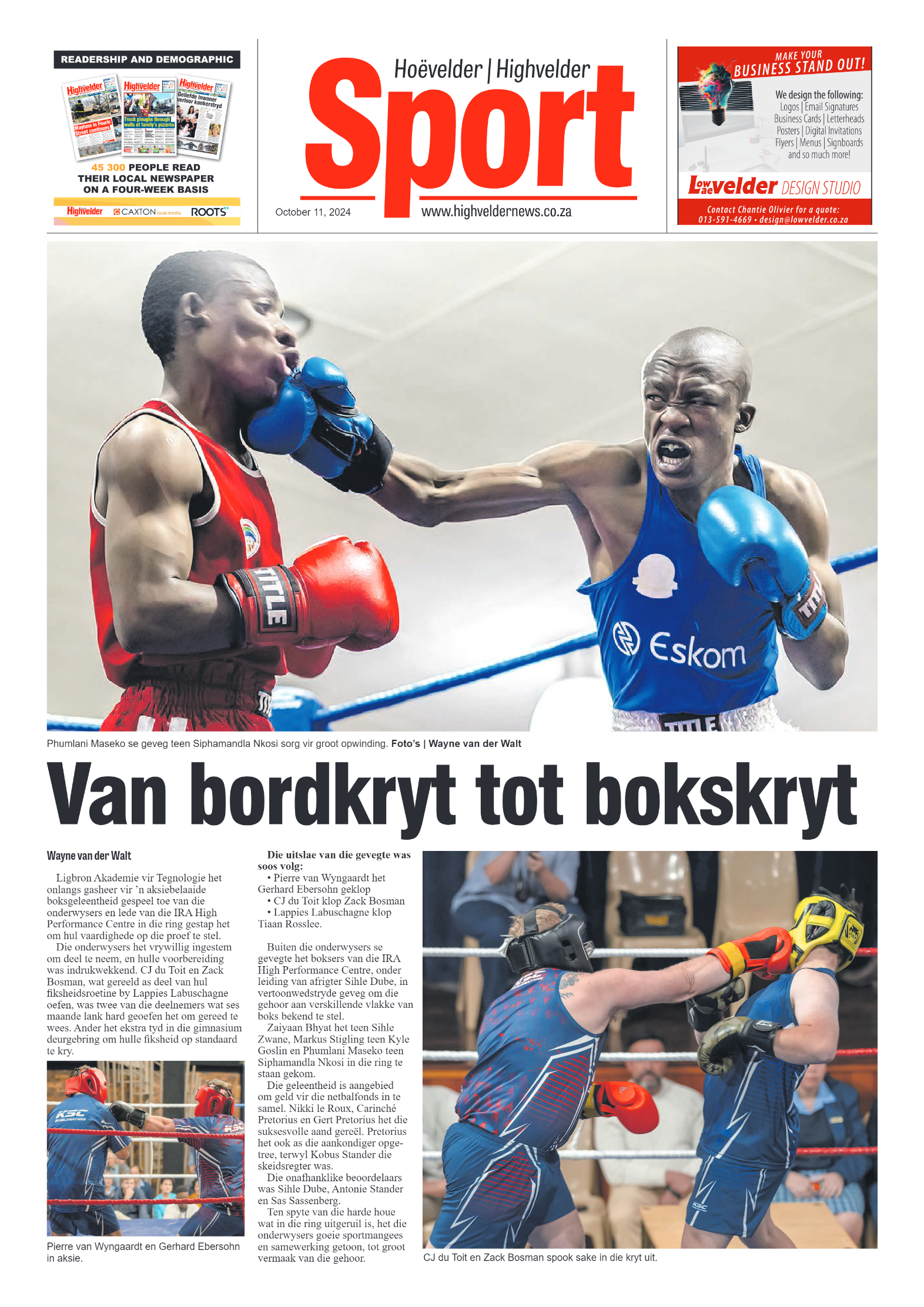 Highvelder Newspaper 11 October 2024 page 8