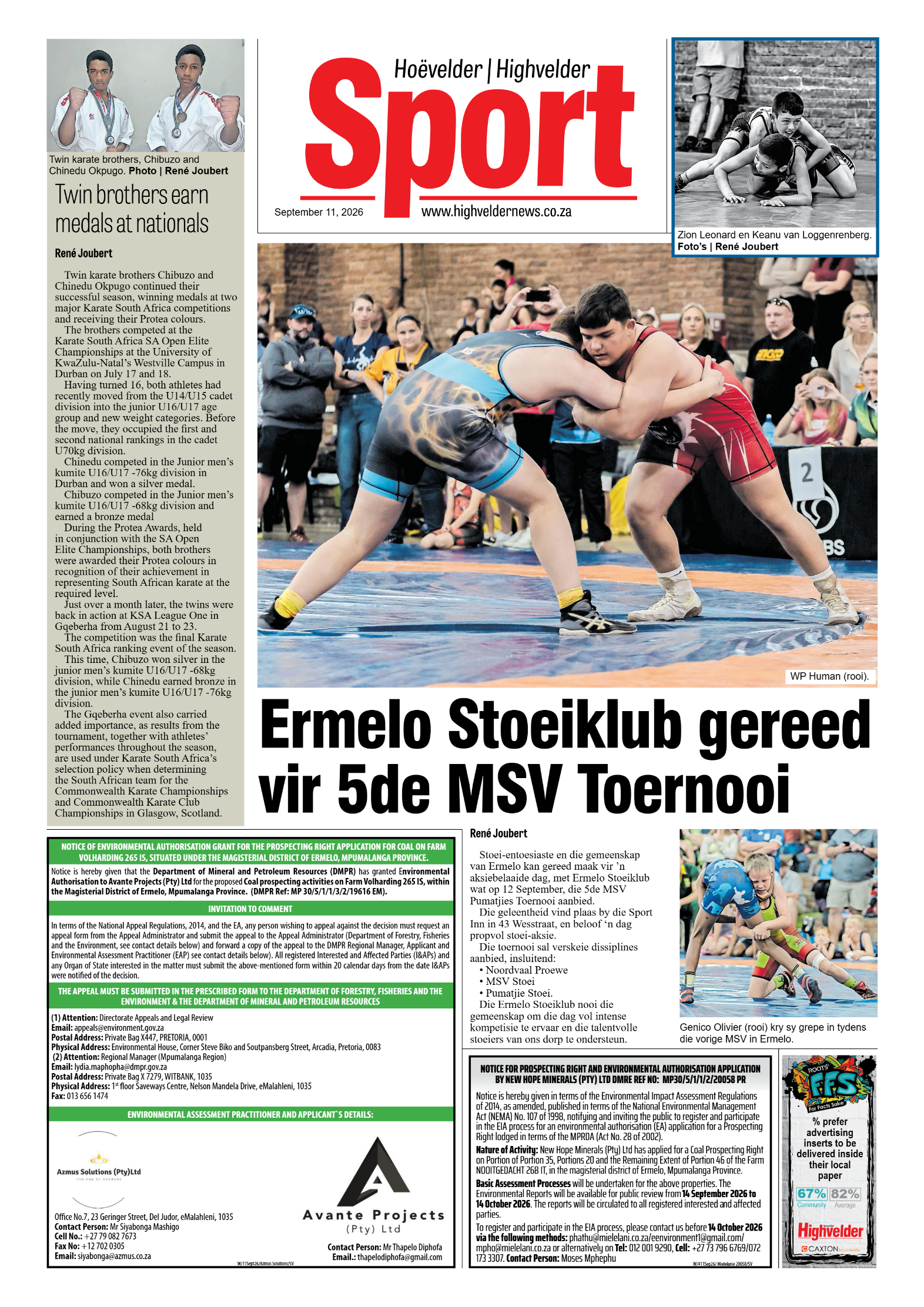 Highvelder Newspaper 11 September 2026 page 4