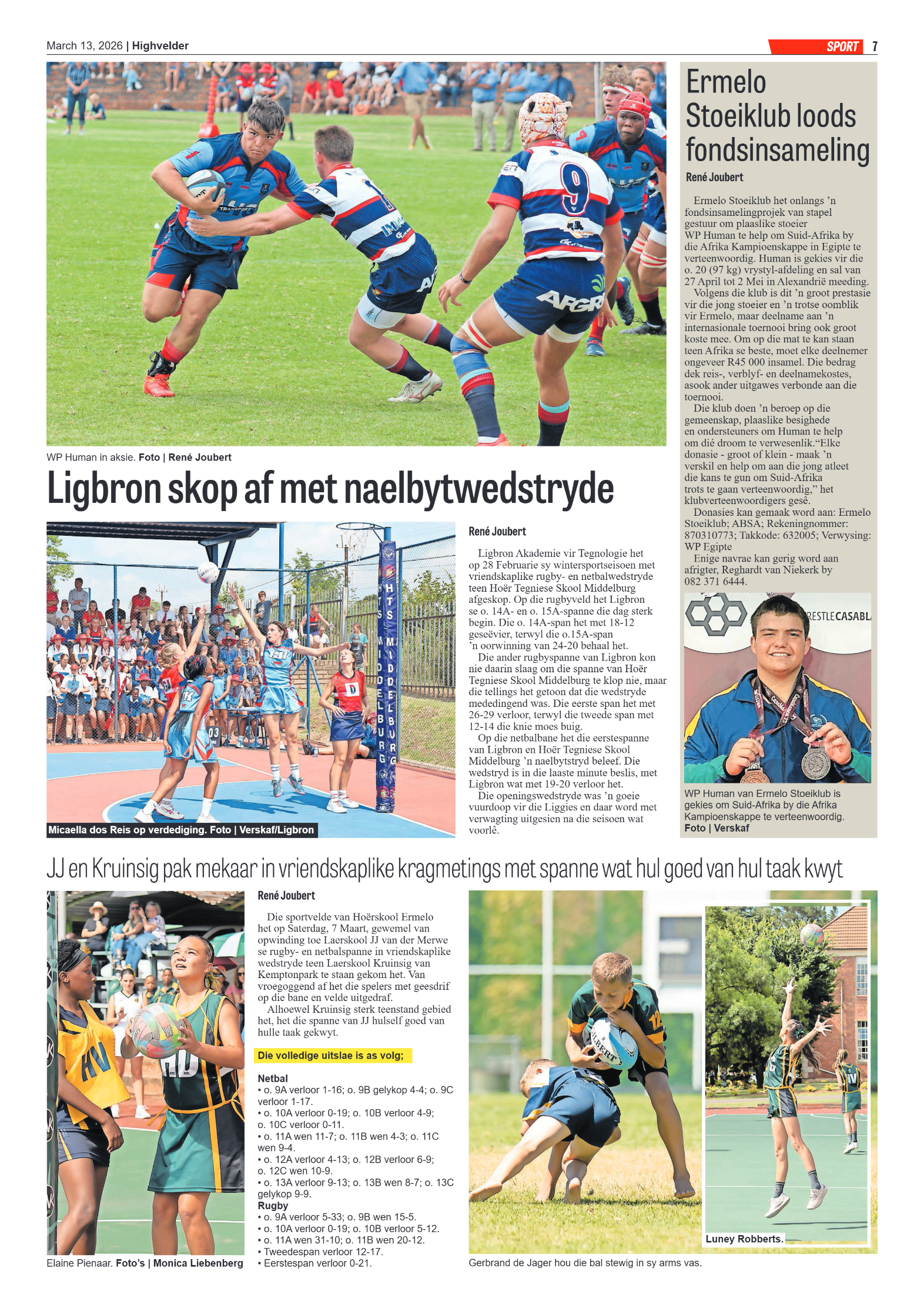 Highvelder Newspaper 13 March 2026 page 7