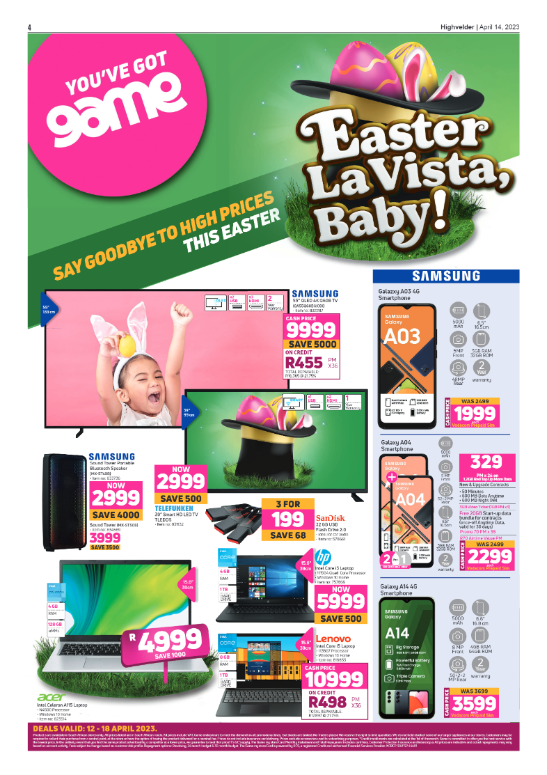 Highvelder Newspaper 14 April 2023 page 4