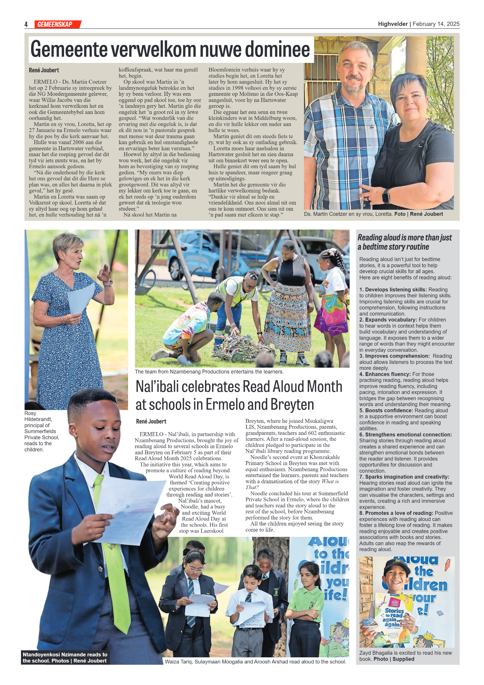 Highvelder Newspaper 14 February 2025 page 4