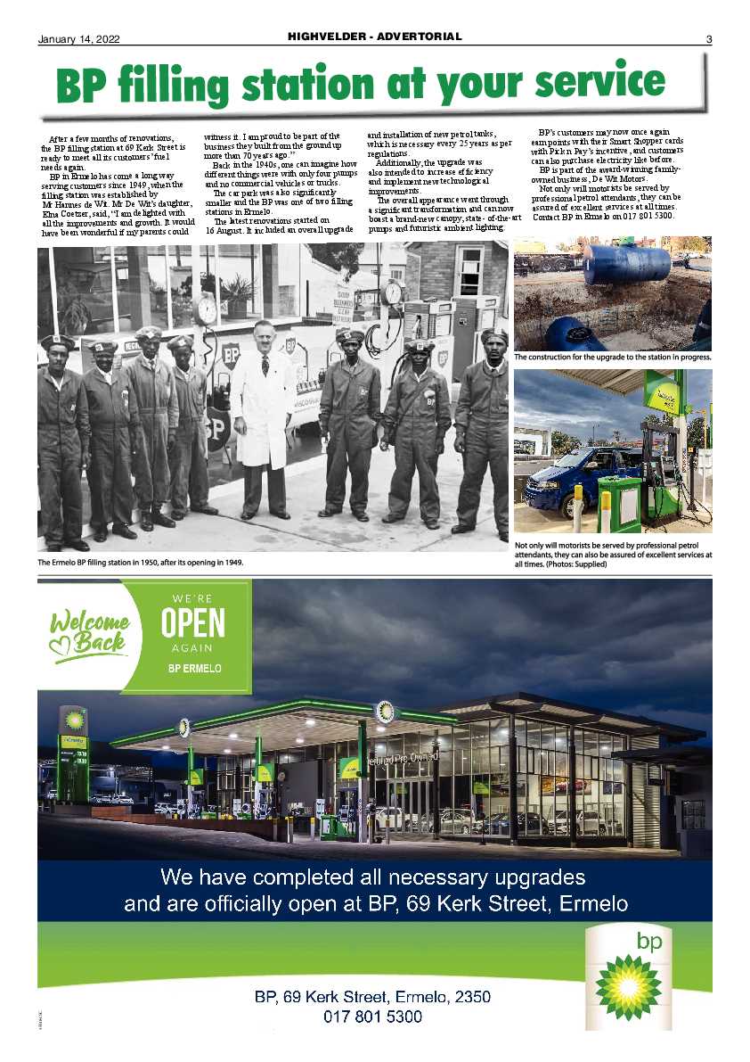 Highvelder Newspaper 14 January 2022 page 3
