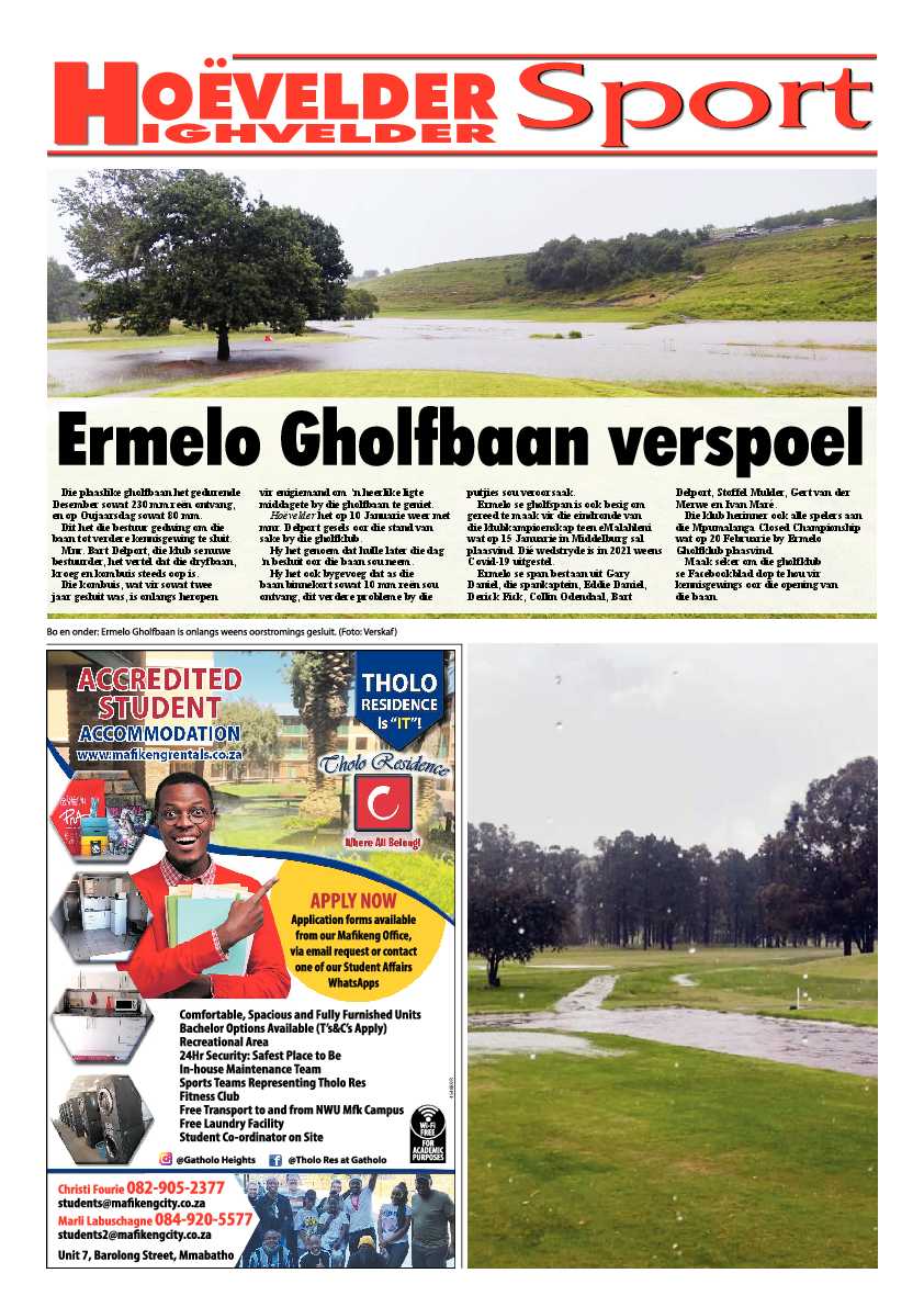 Highvelder Newspaper 14 January 2022 page 8