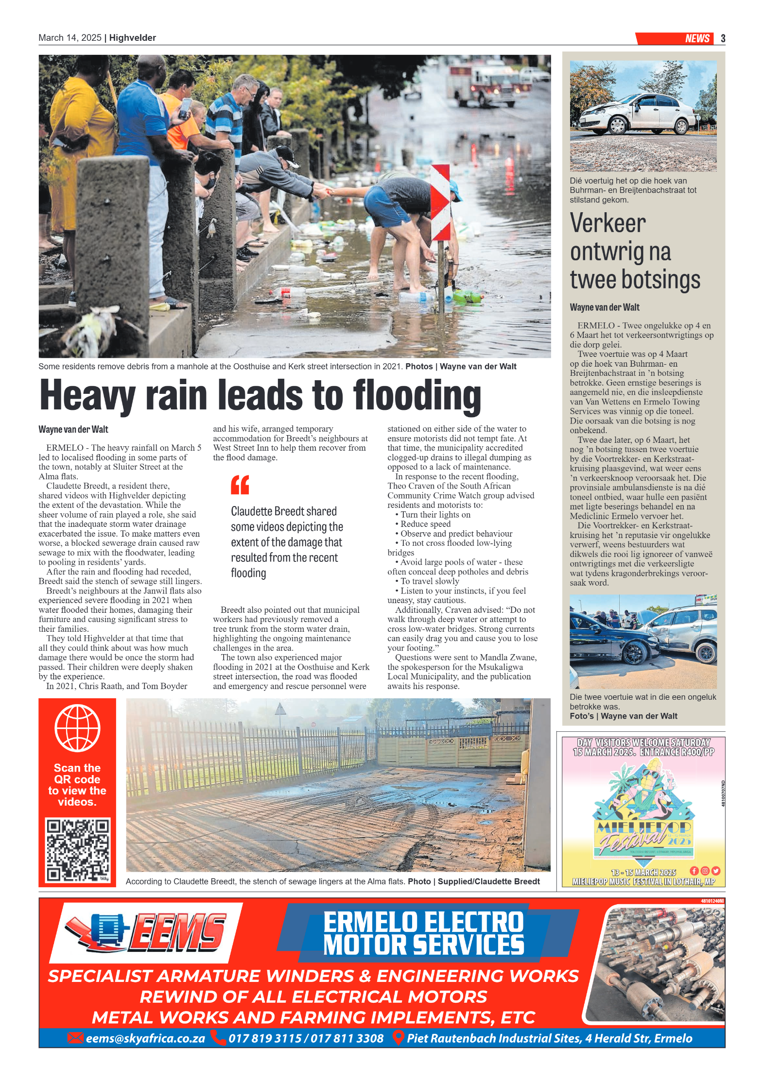 Highvelder Newspaper 14 March 2025 page 3