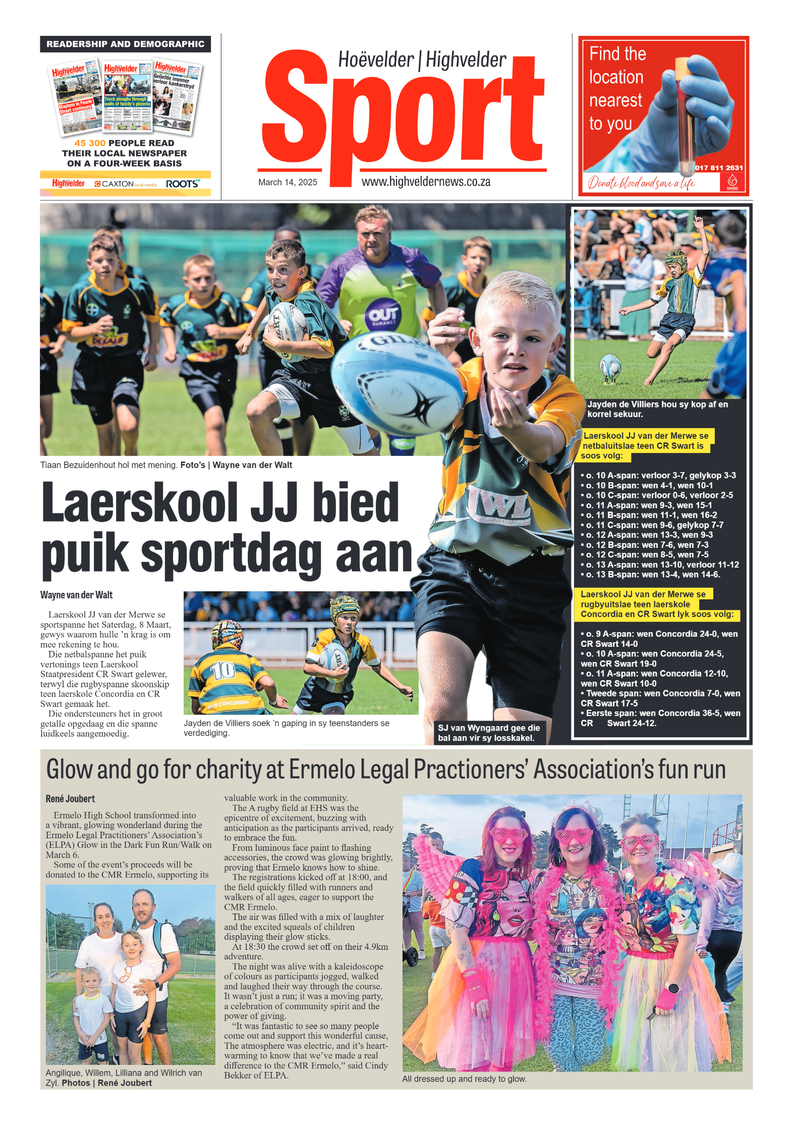 Highvelder Newspaper 14 March 2025 page 8