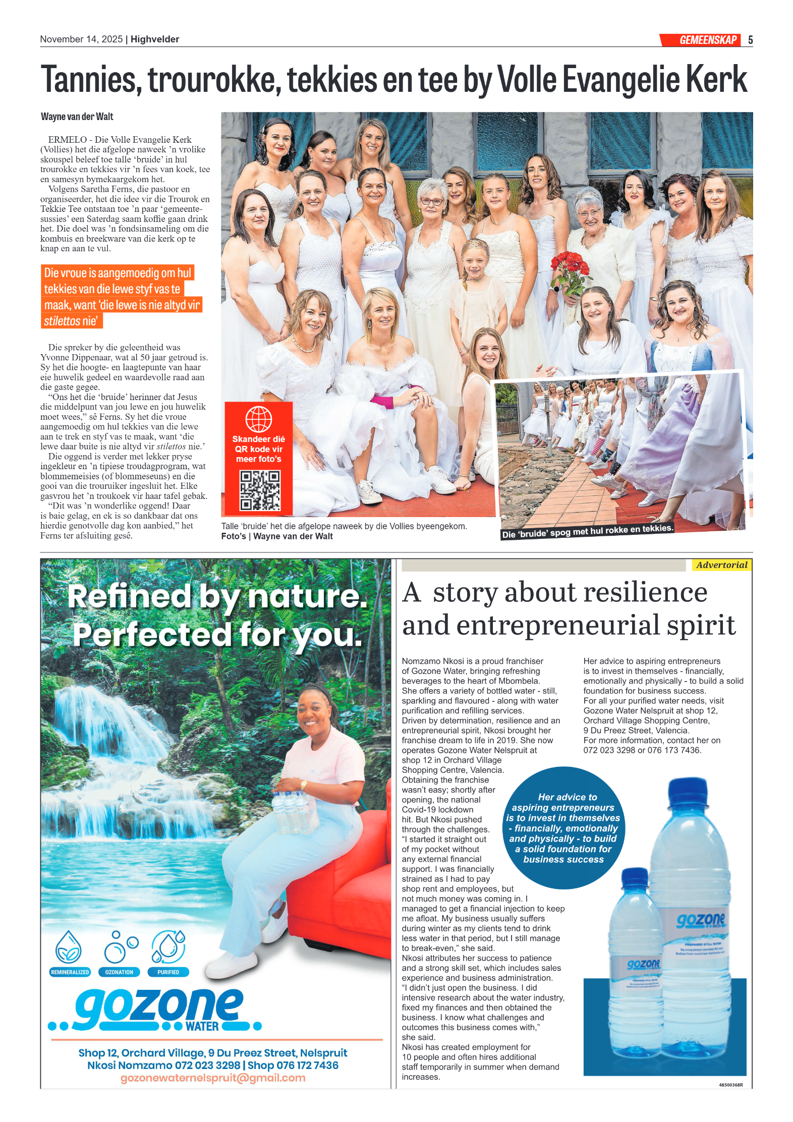 Highvelder Newspaper 14 November 2025 page 5