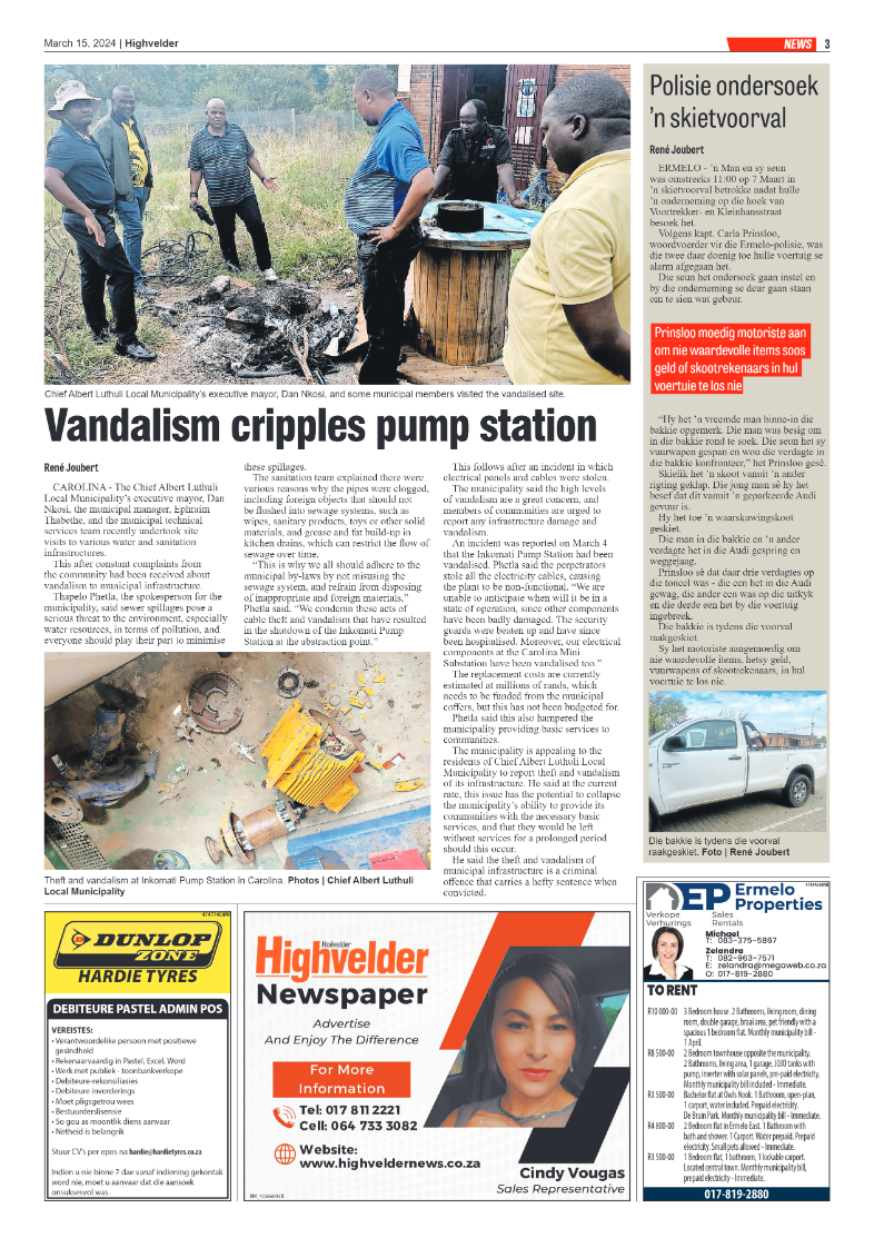 Highvelder Newspaper 15 March 2024 page 3