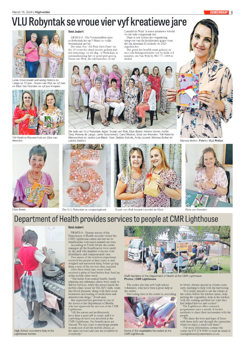 Highvelder Newspaper 15 March 2024 page 5