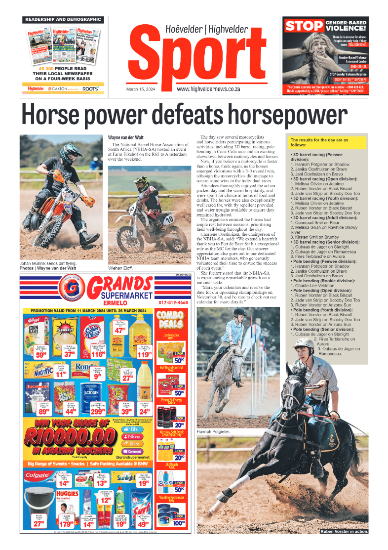 Highvelder Newspaper 15 March 2024 page 8