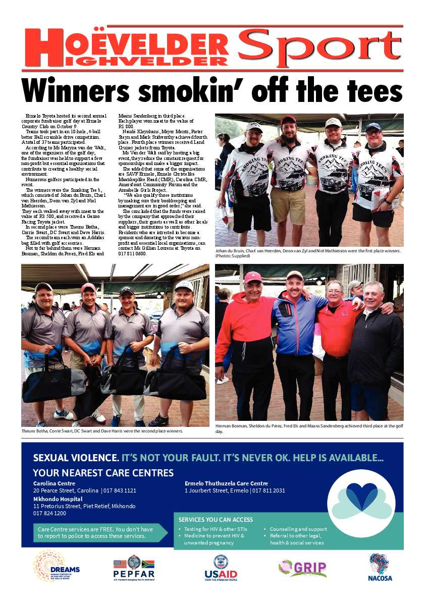 Highvelder Newspaper 15 October 2021 page 8