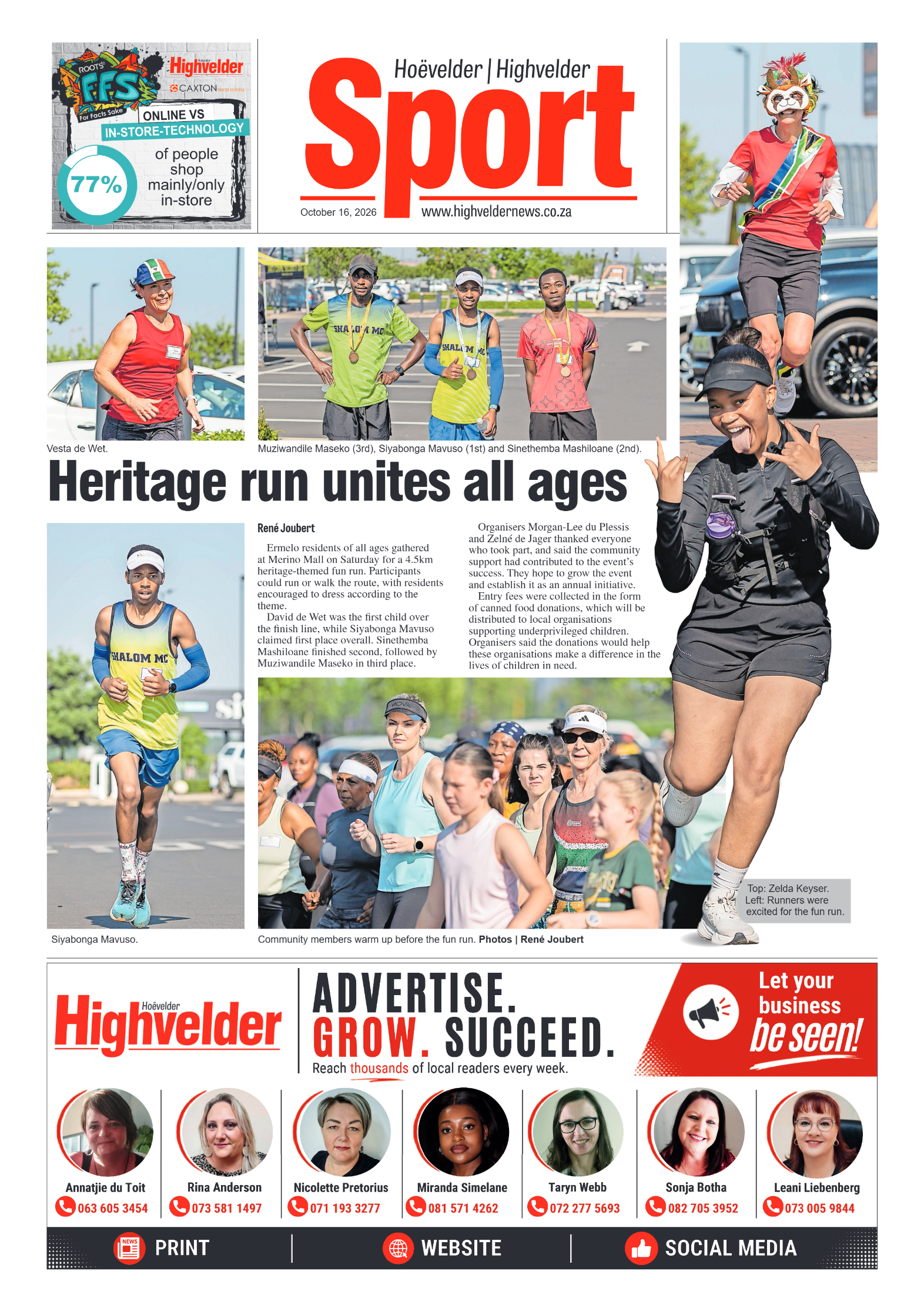 Highvelder Newspaper 16 October 2026 page 8
