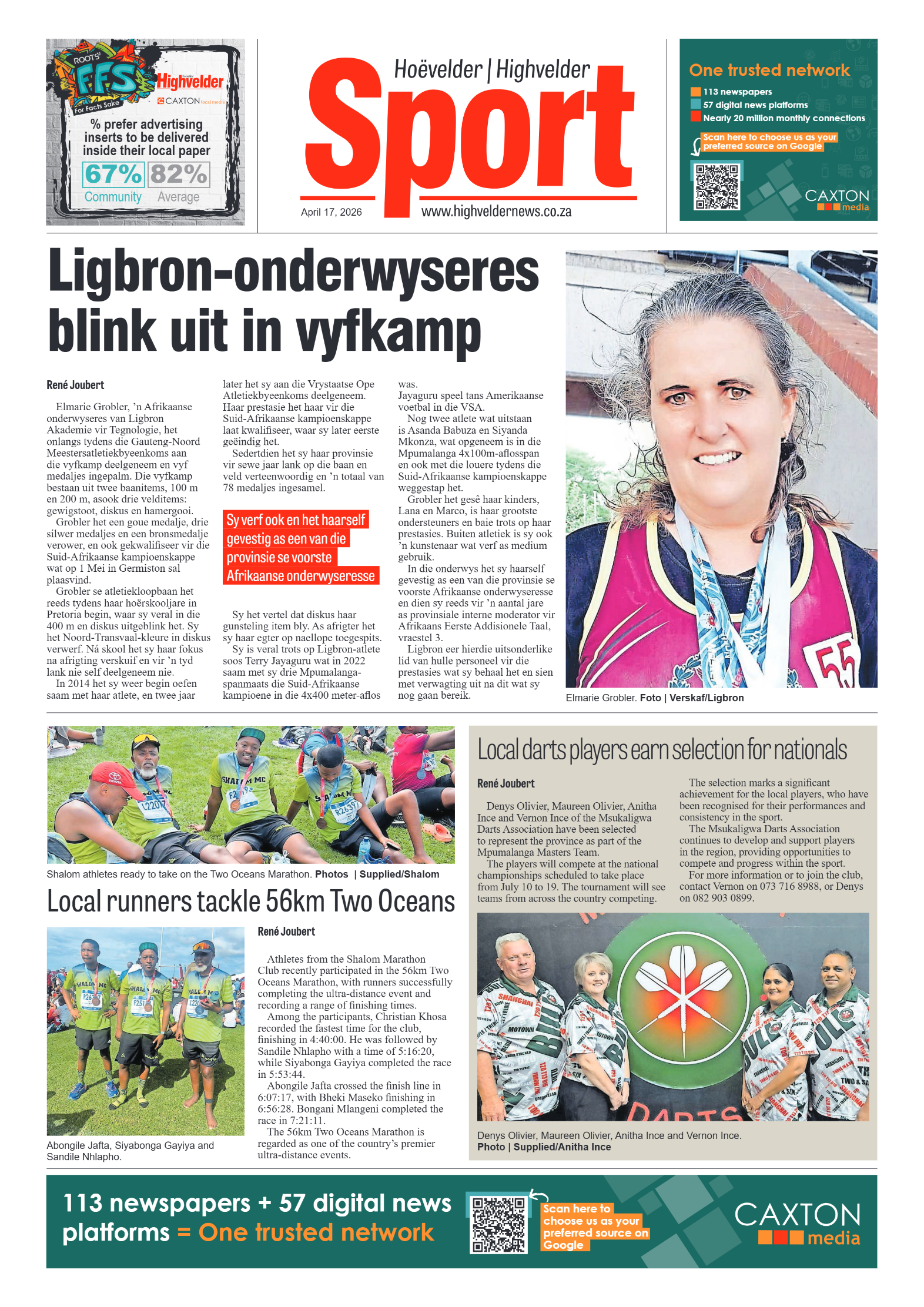 Highvelder Newspaper 17 April 2026 page 8