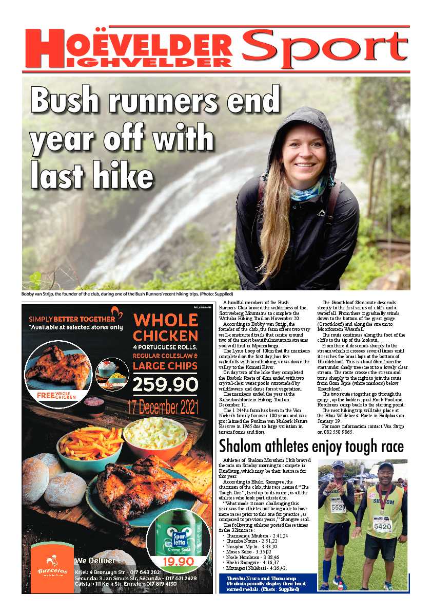 Highvelder Newspaper 17 December 2021 page 8