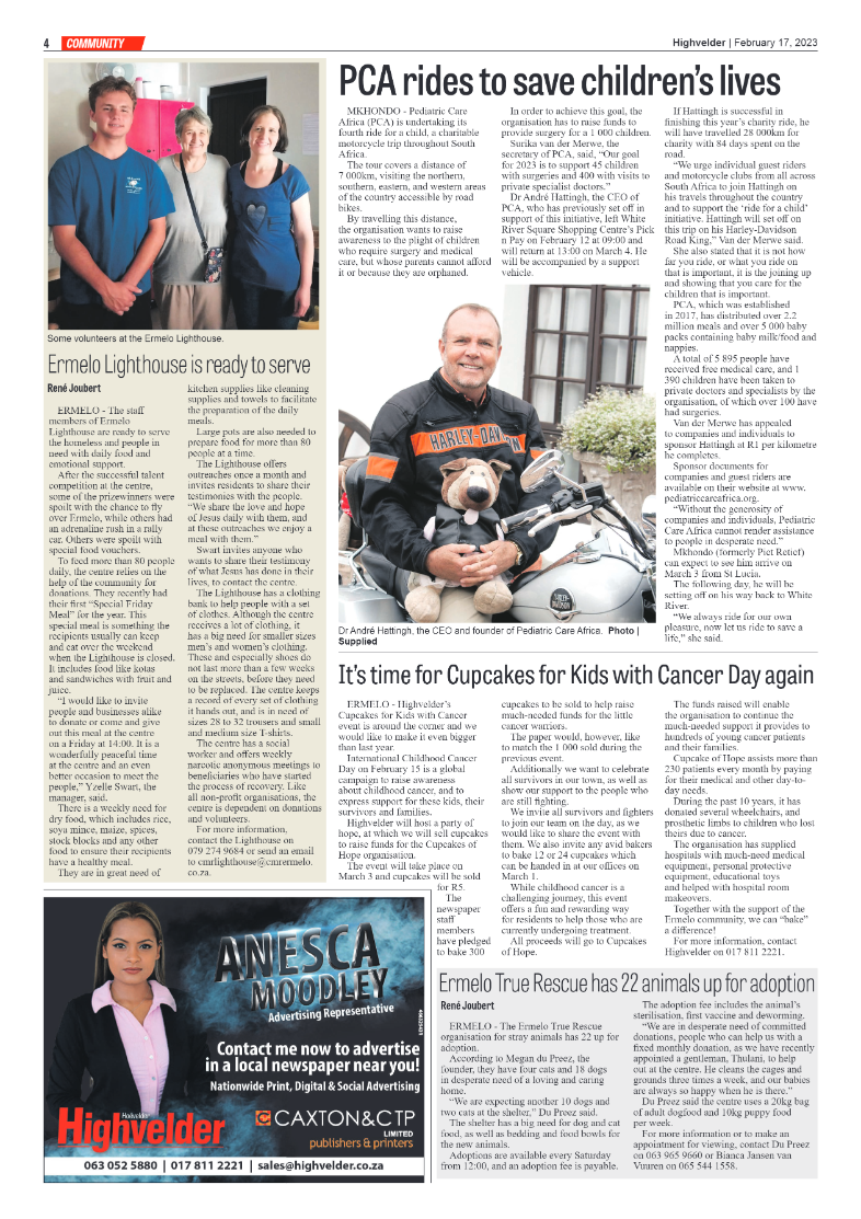 Highvelder Newspaper 17 February 2023 page 4