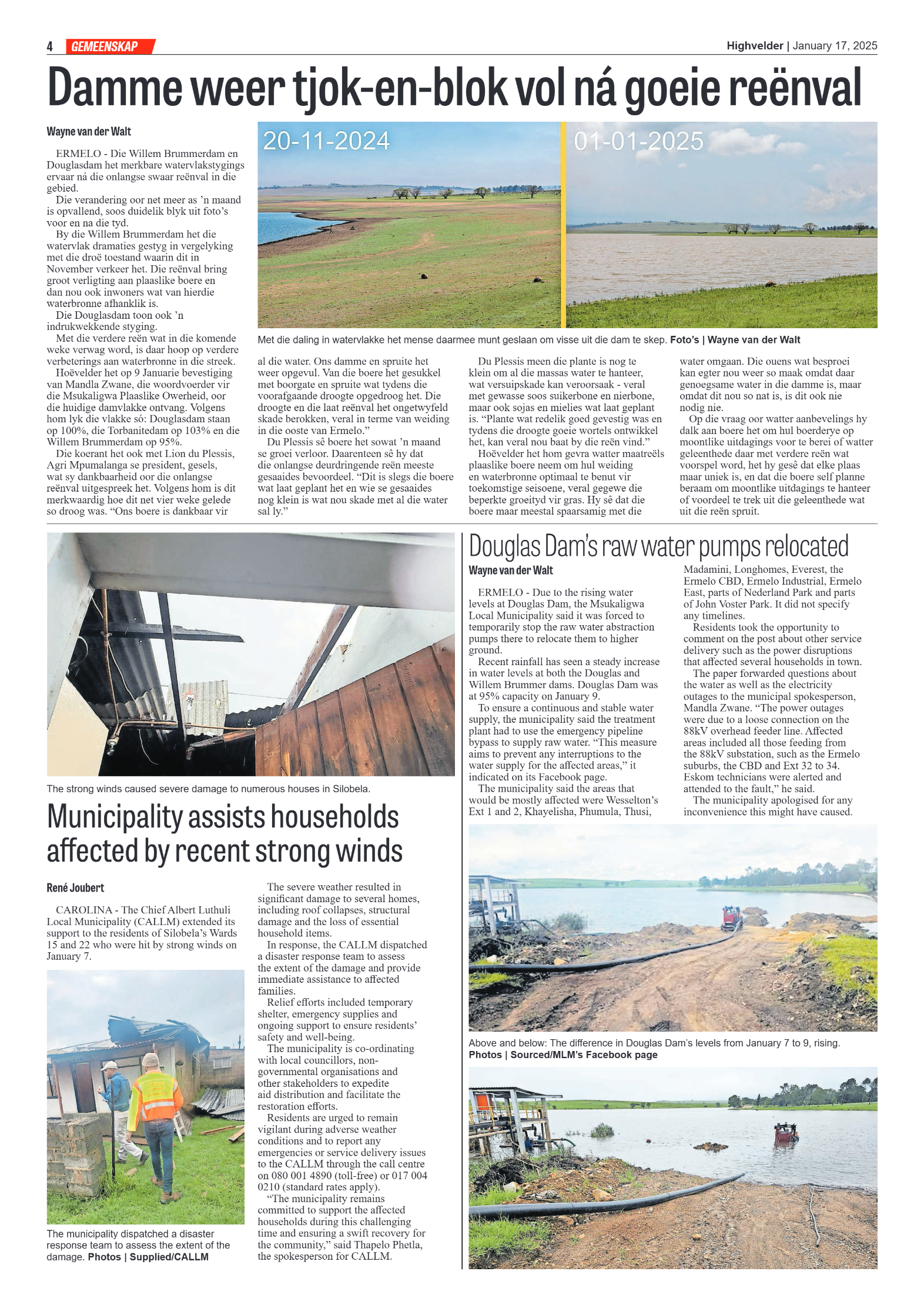 Highvelder Newspaper 17 January 2025 page 4