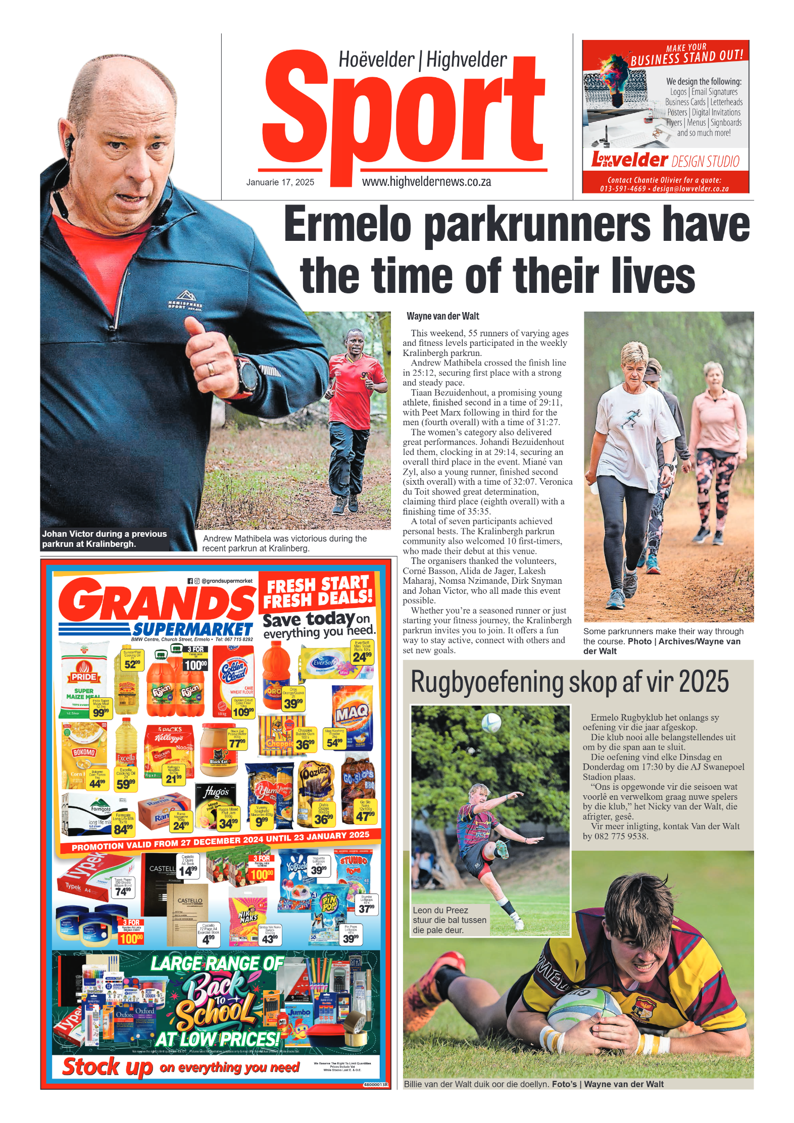 Highvelder Newspaper 17 January 2025 page 8