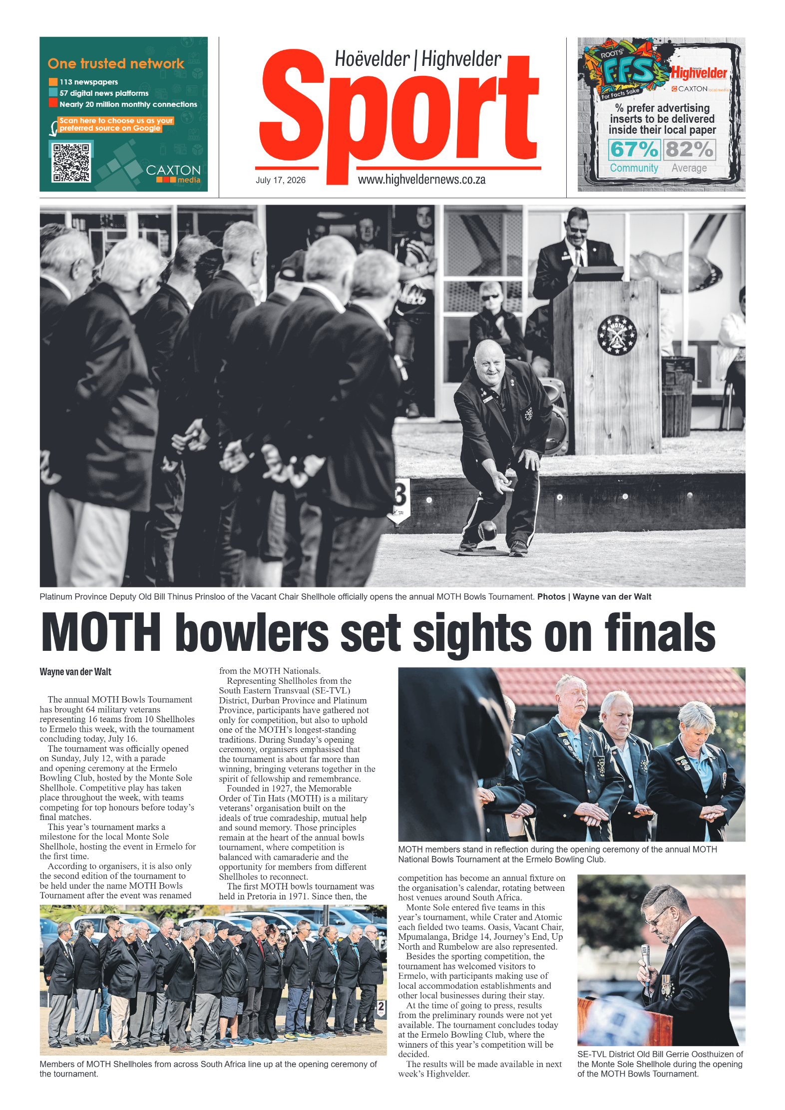 Highvelder Newspaper 17 July 2026 page 8