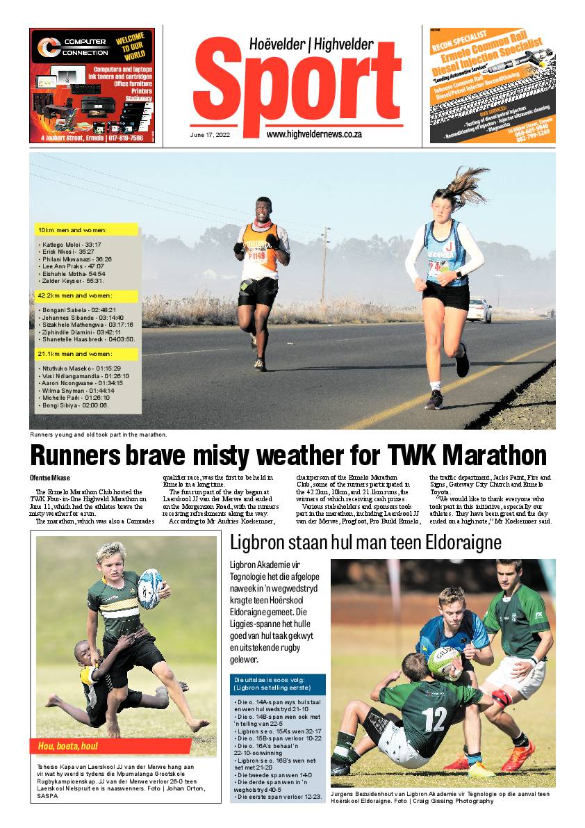 Highvelder Newspaper 17 June 2022 page 8
