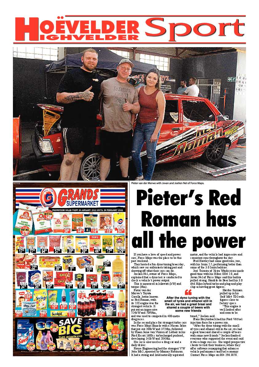 Highvelder Newspaper 18 February 2022 page 8