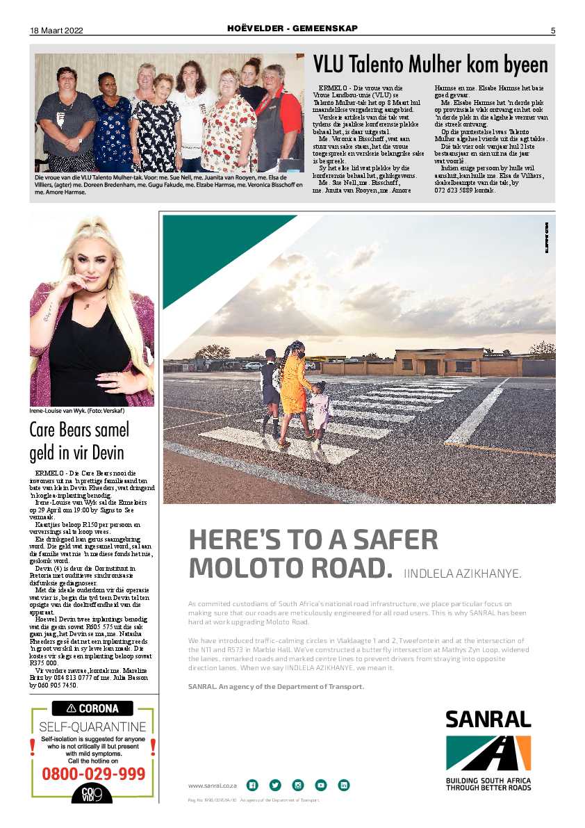 Highvelder Newspaper 18 March 2022 page 5