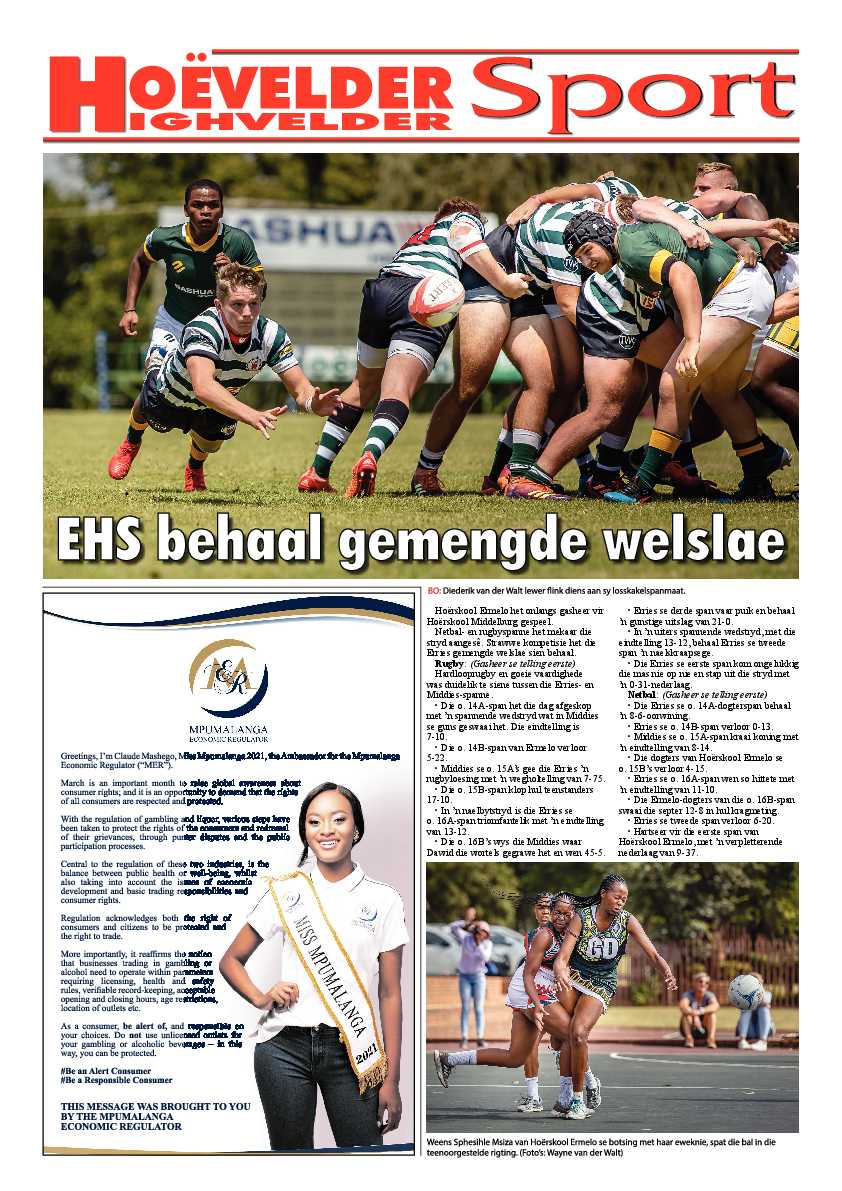 Highvelder Newspaper 18 March 2022 page 8