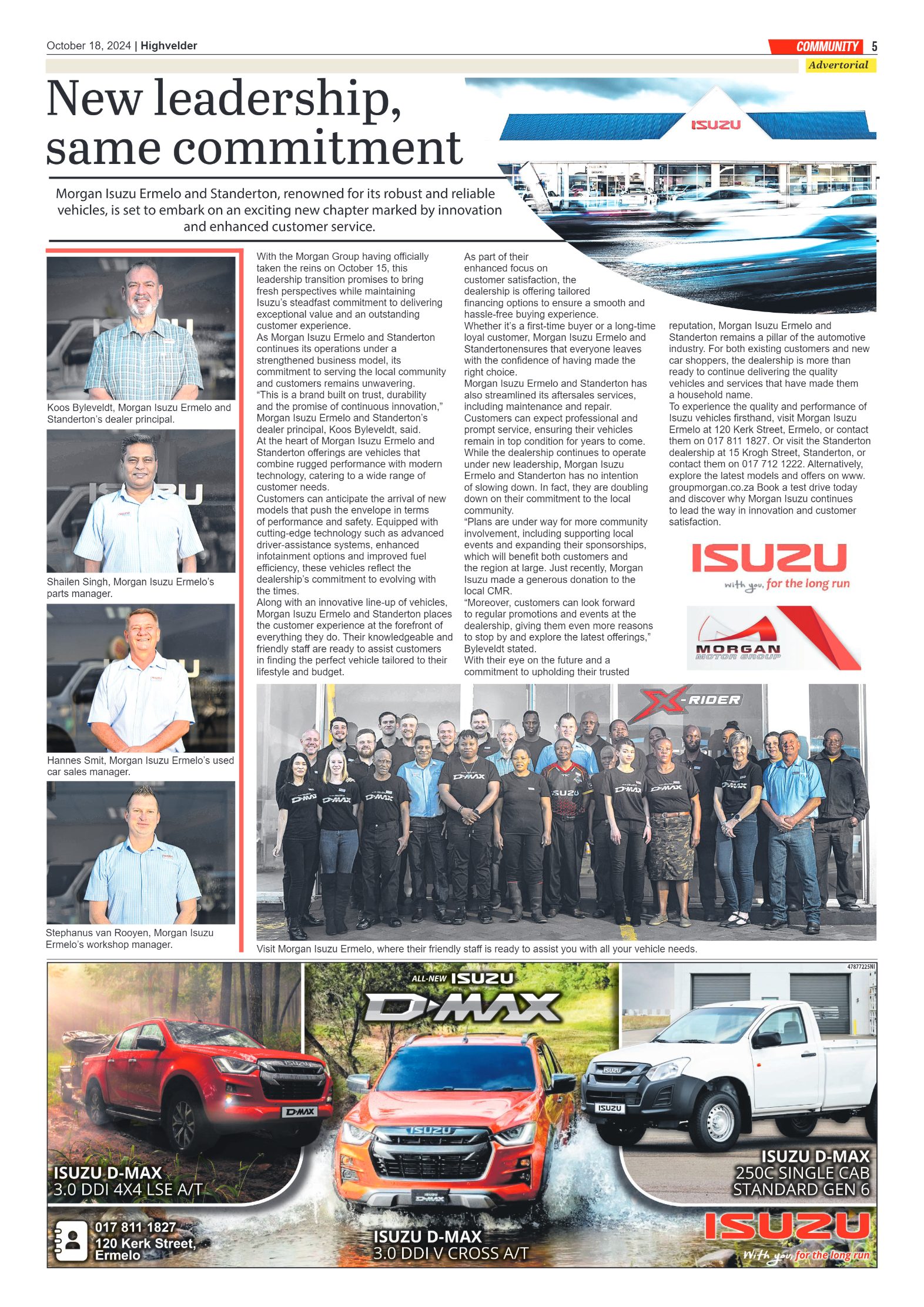 Highvelder Newspaper 18 October 2024 page 5