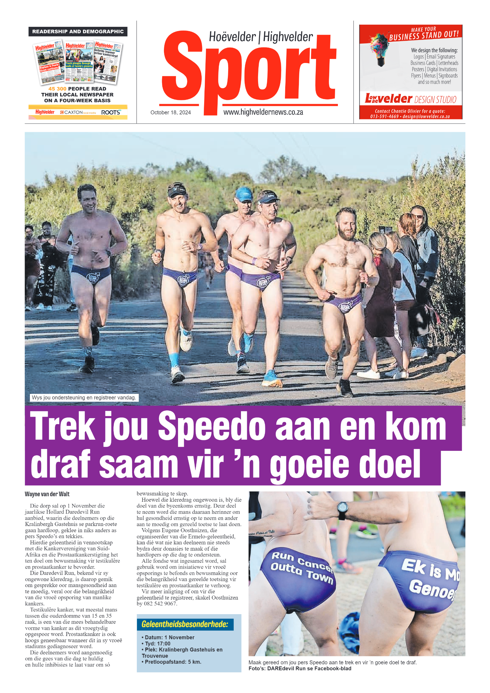Highvelder Newspaper 18 October 2024 page 8