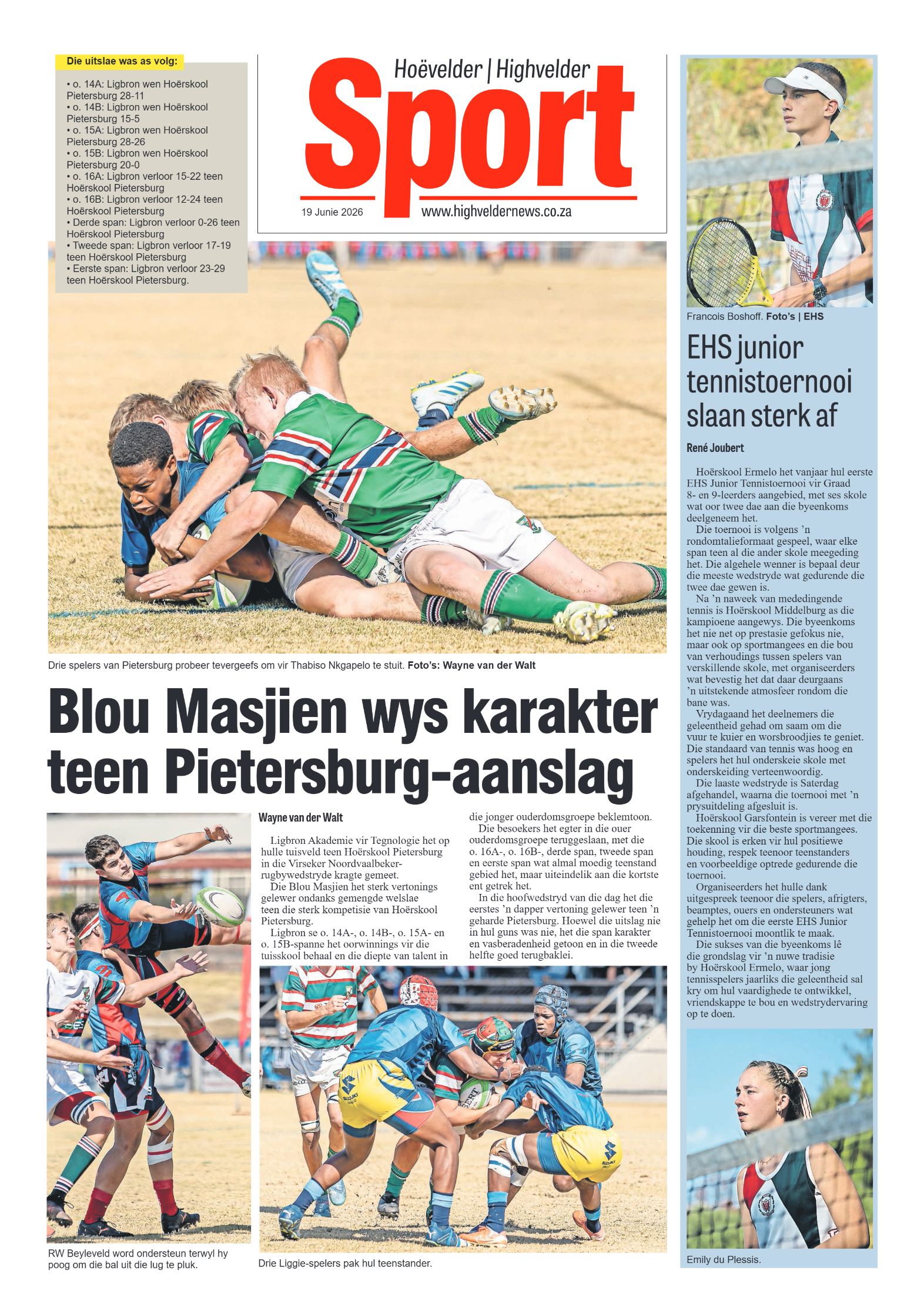 Highvelder Newspaper 19 June 2026 page 8