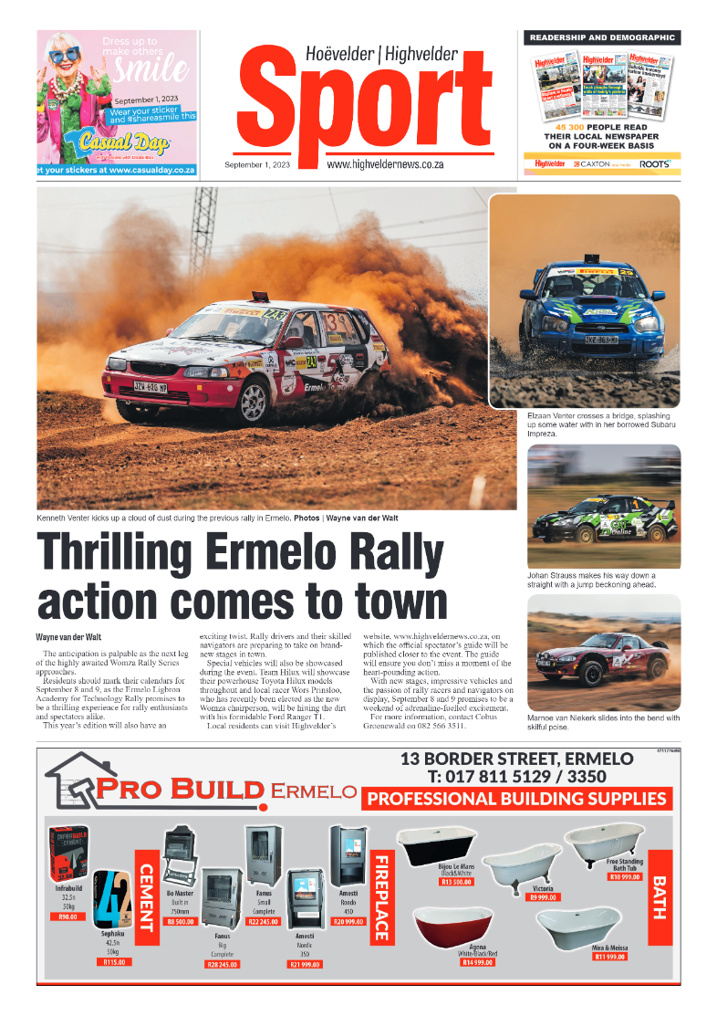 Highvelder Newspaper 1 September 2023 page 12