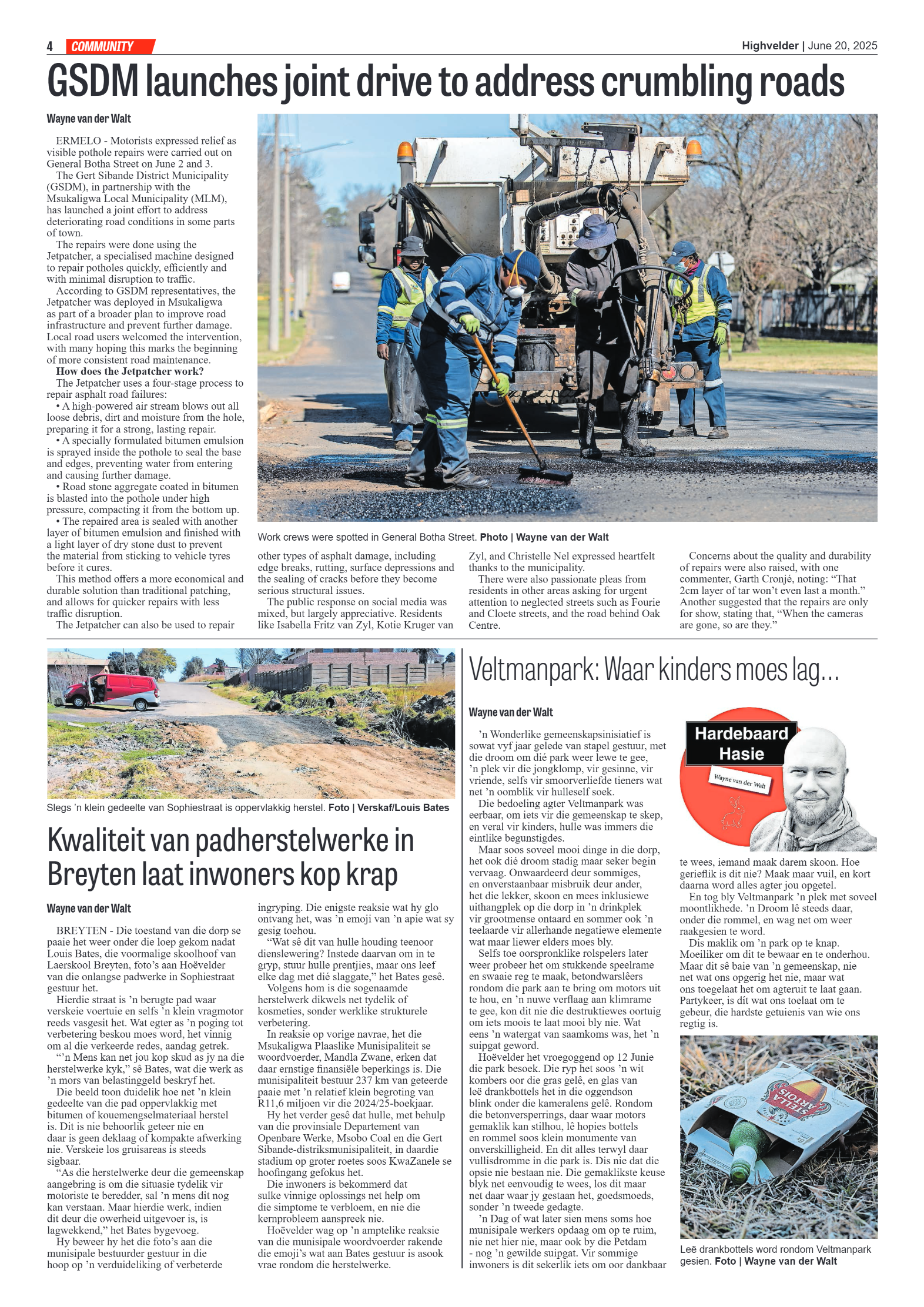 Highvelder Newspaper 20 June 2025 page 4